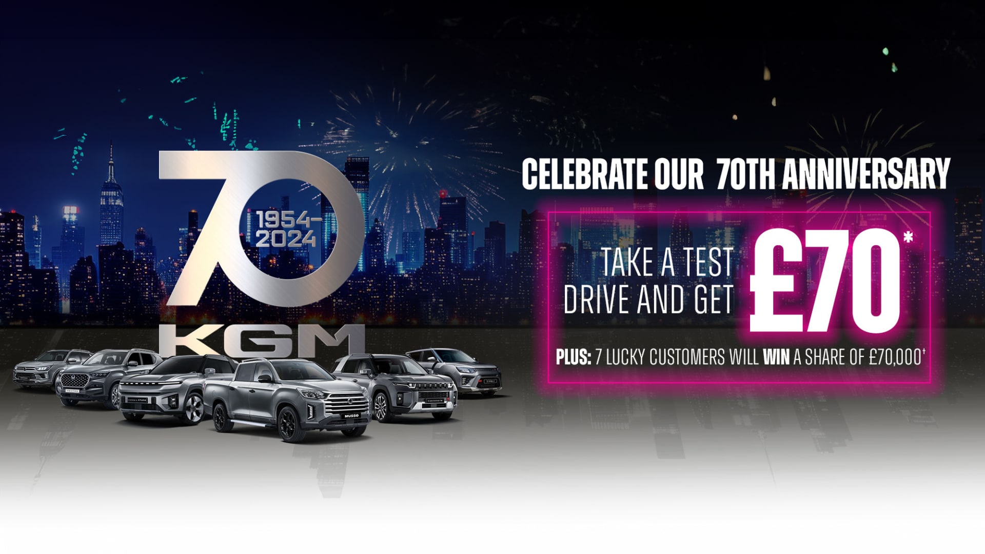 TAKE A TEST DRIVE AND GET £70*