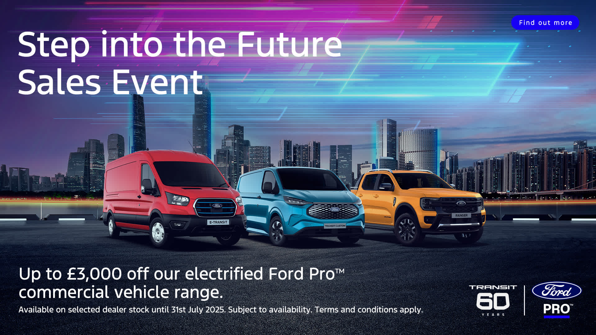 Step into the Future Ford Pro Range