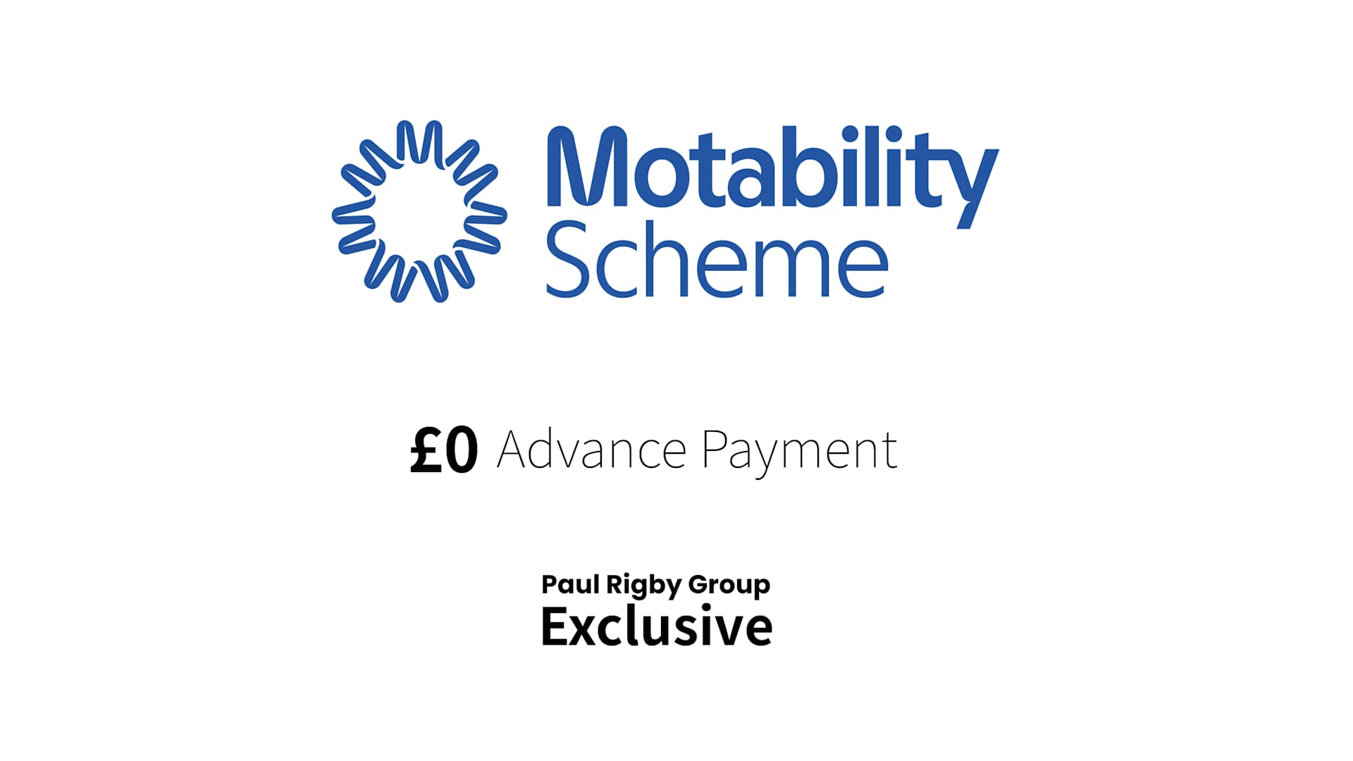 Motability Offers £0 Advance Payment