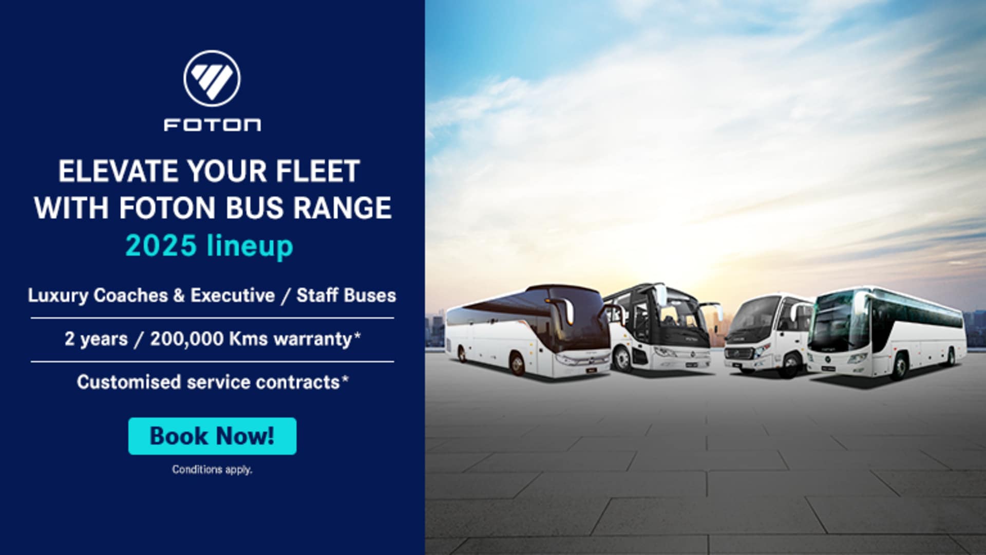 Foton Buses Line-Up 2025
