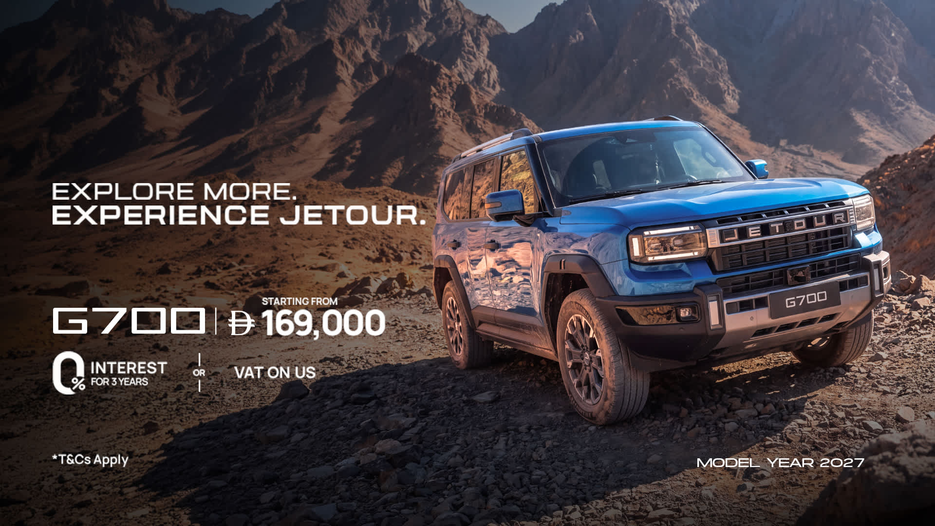 Jetour G700 Back-to-school offers