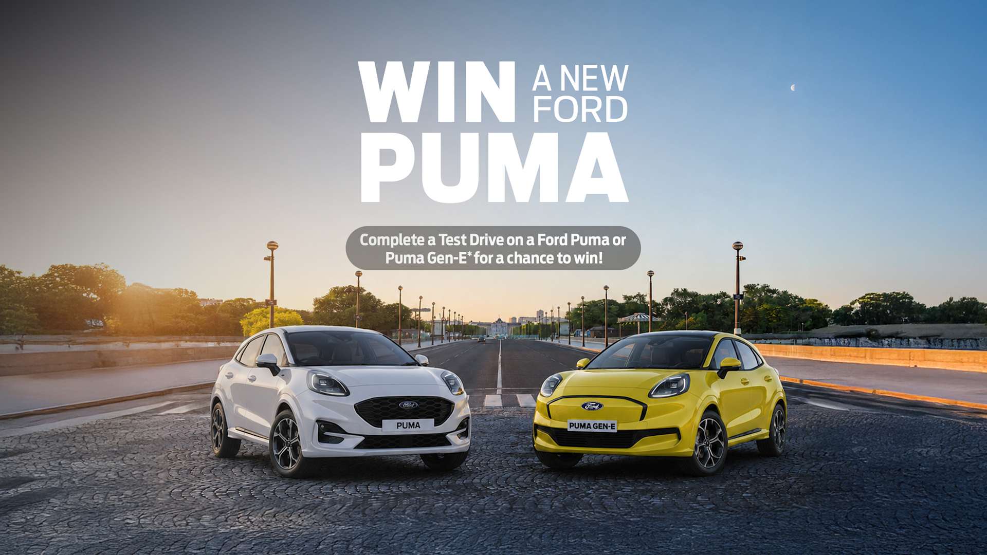 WIN a Ford Puma or Puma Gen-E
