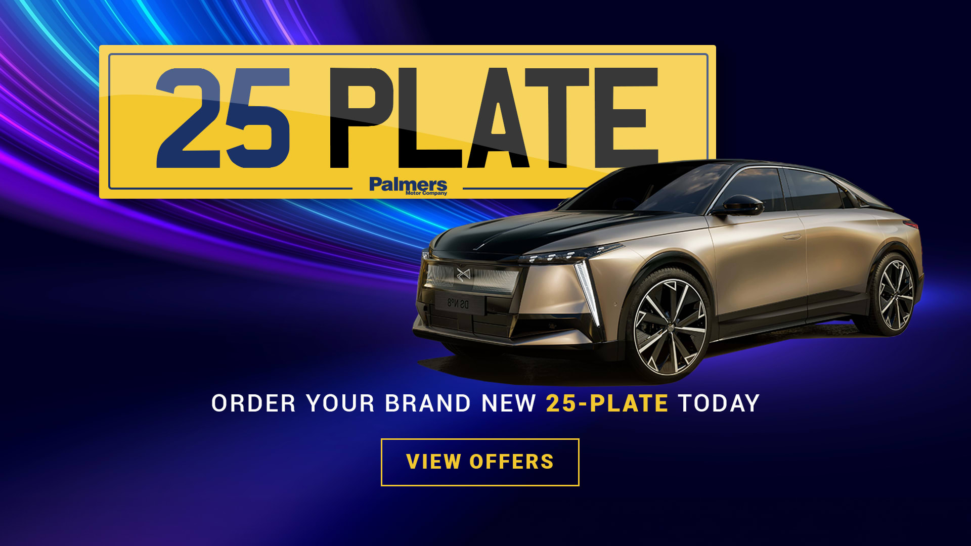 Brand New 25 Plate 