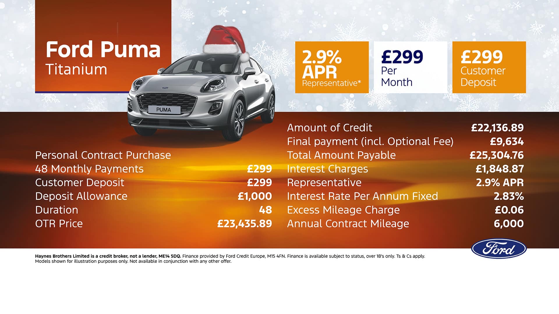 Ford Puma Titanium Offer