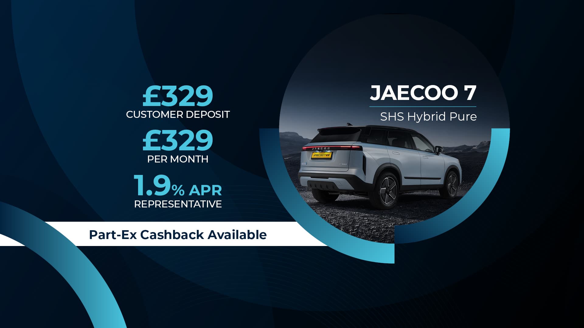JAECOO 7 Hybrid Finance Offer