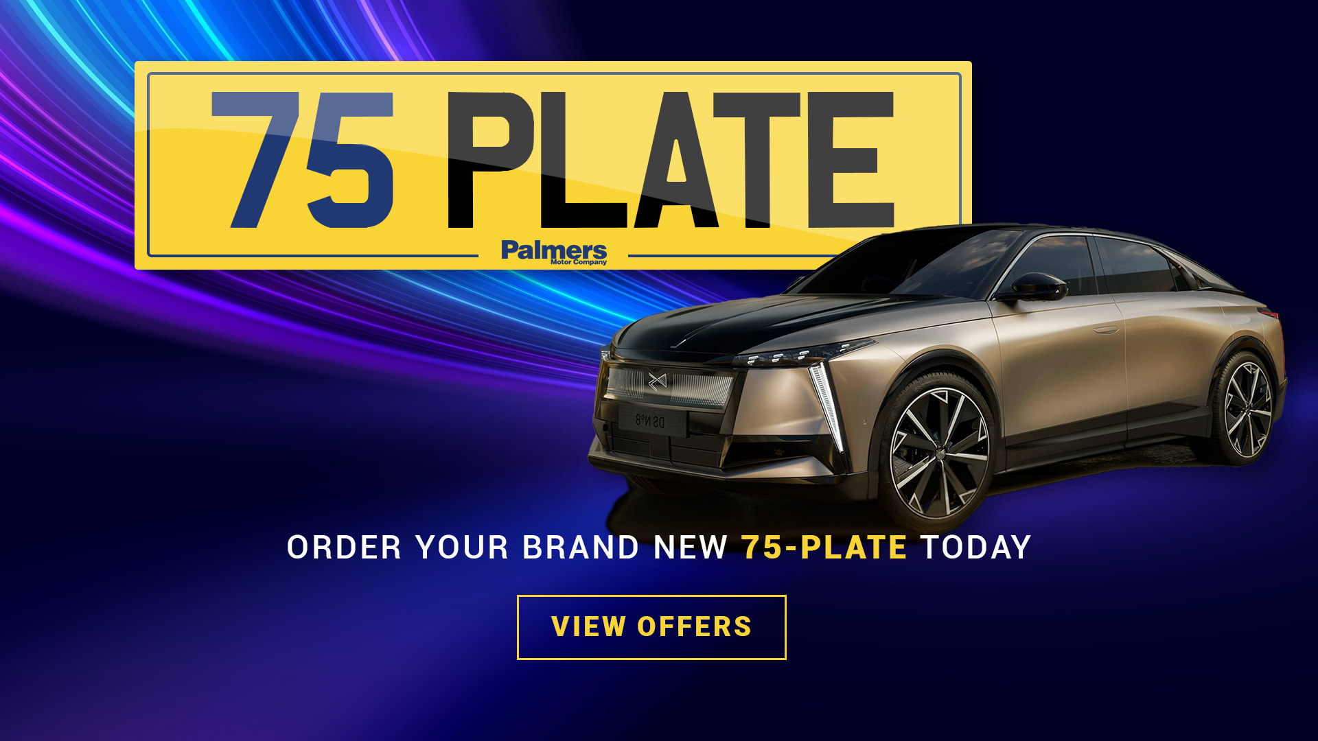 Brand New 75 Plate 