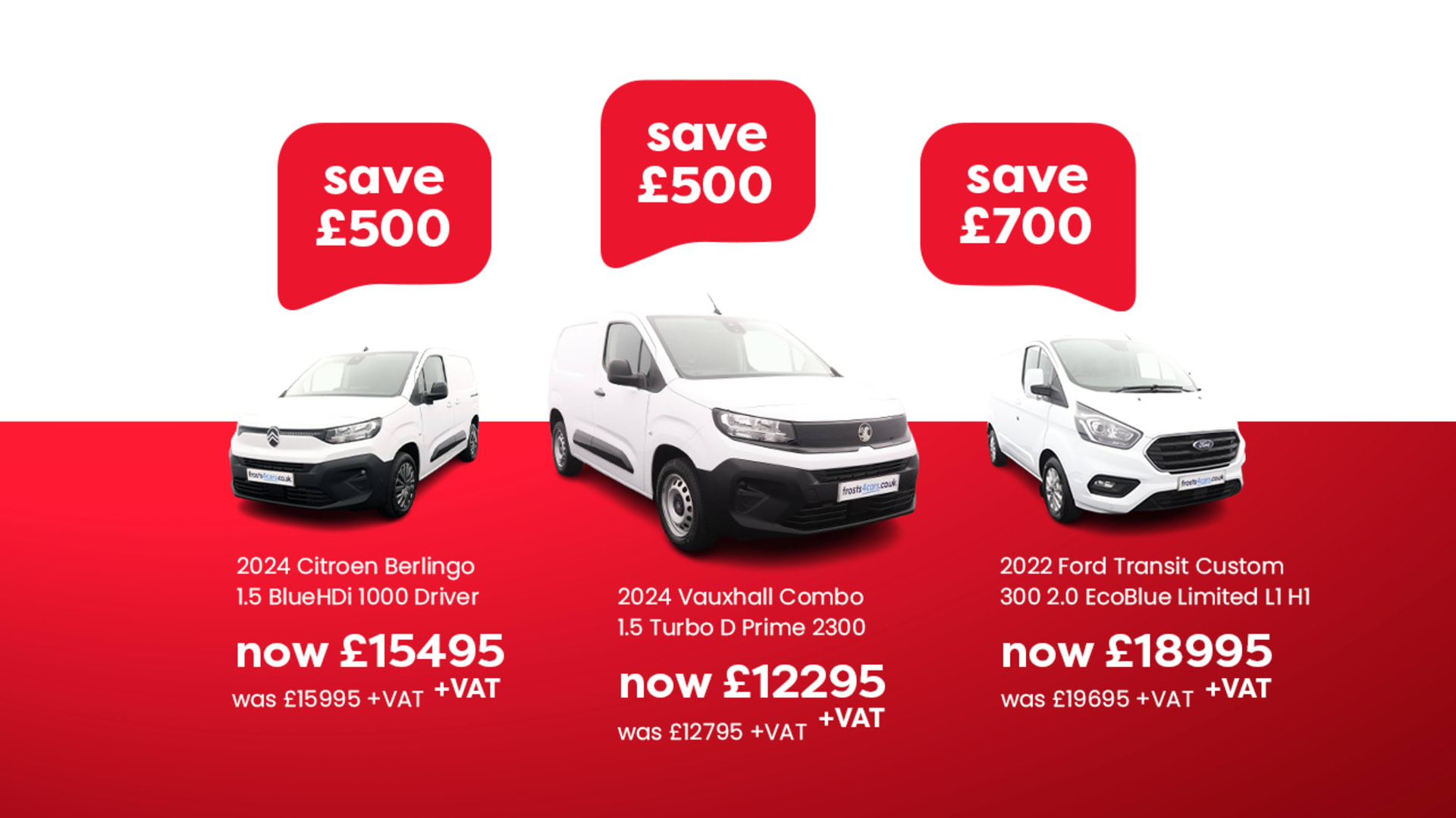 Used Van Sale - Frosts Chichester and Shoreham