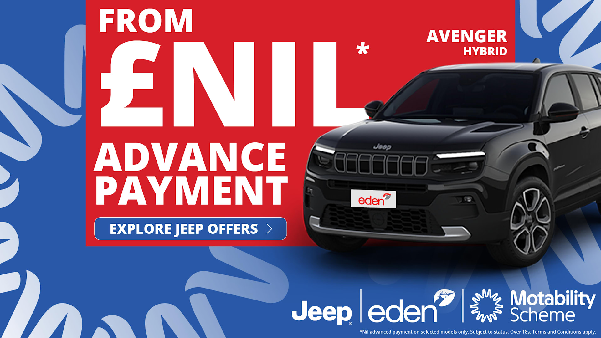 Jeep Avenger Motability Offers
