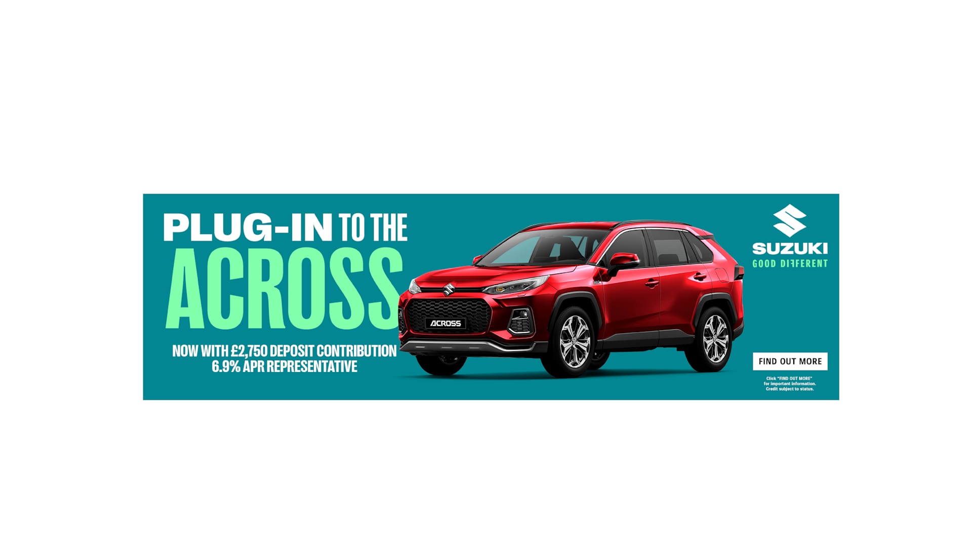 Suzuki Across Q2/25 PCP Offer