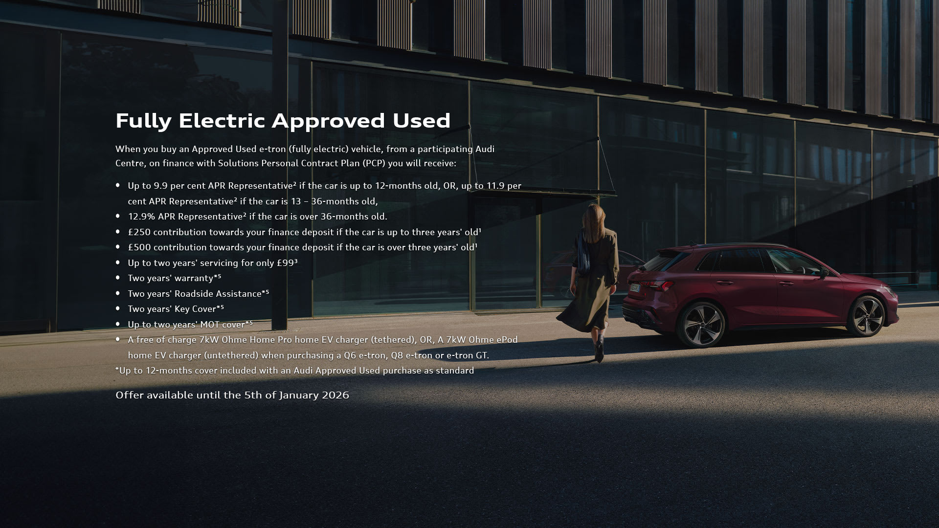 Audi Approved Used e-tron Offer