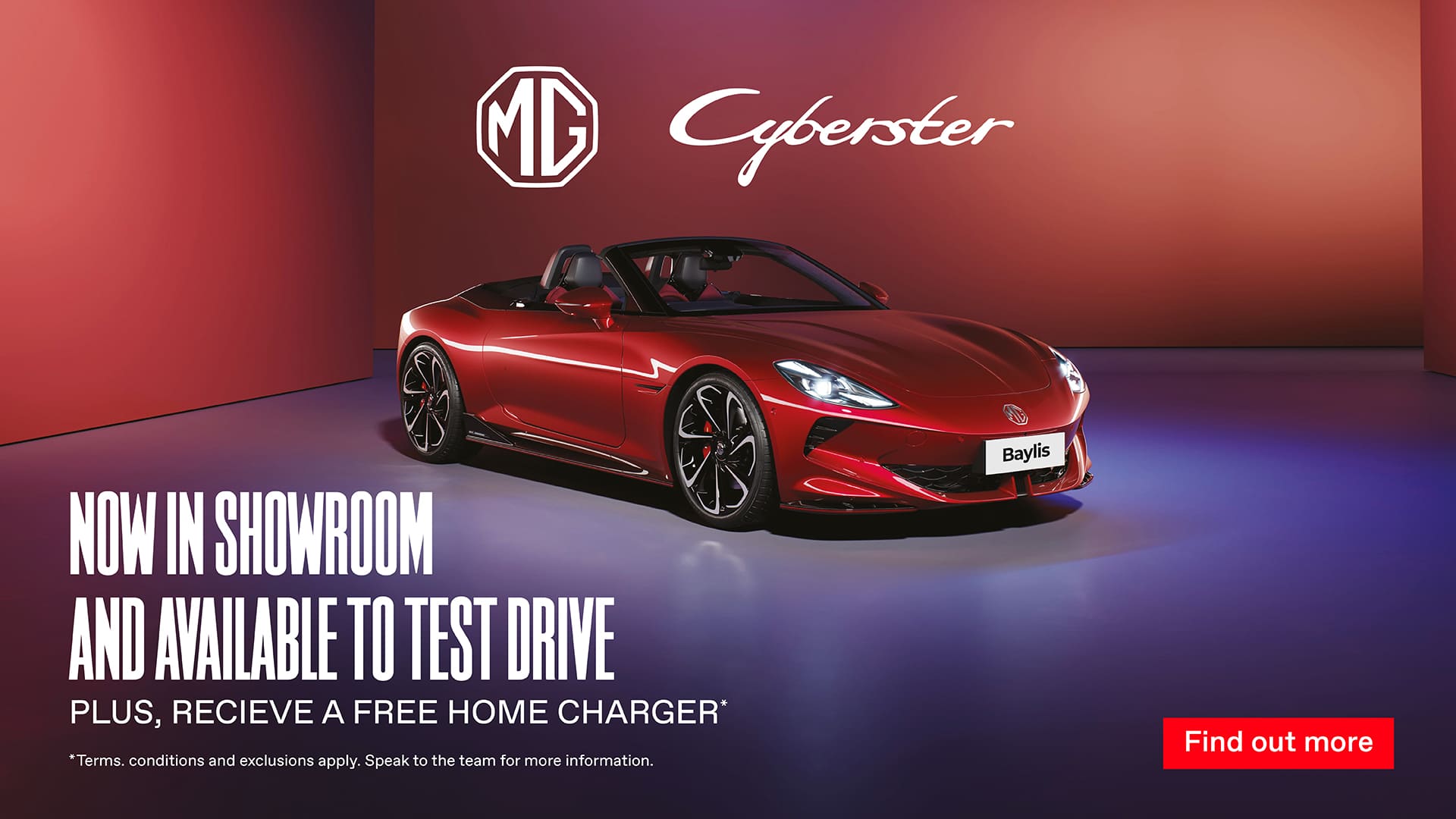 cyberster Free home charger