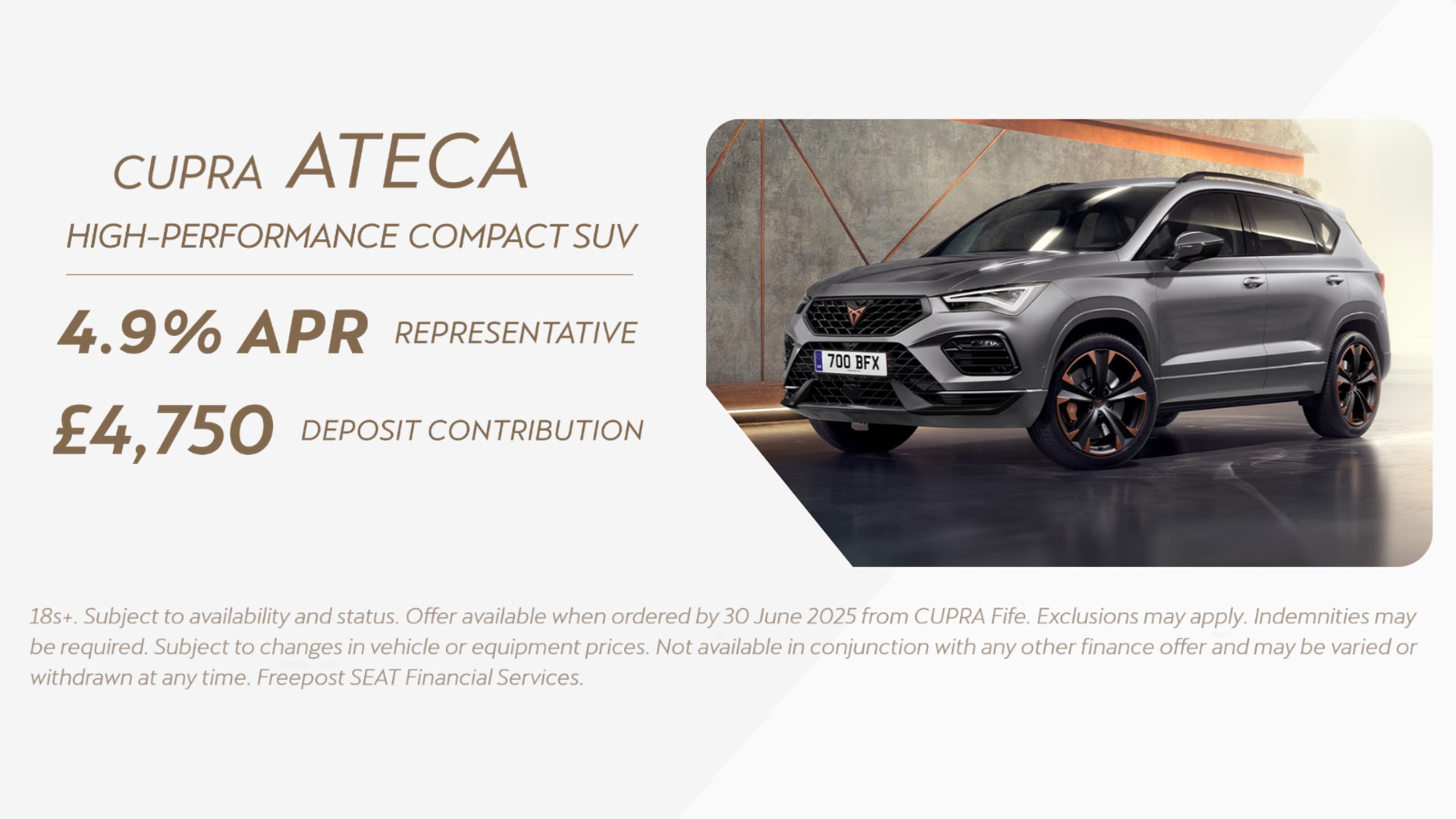CUPRA Ateca PCP Offer