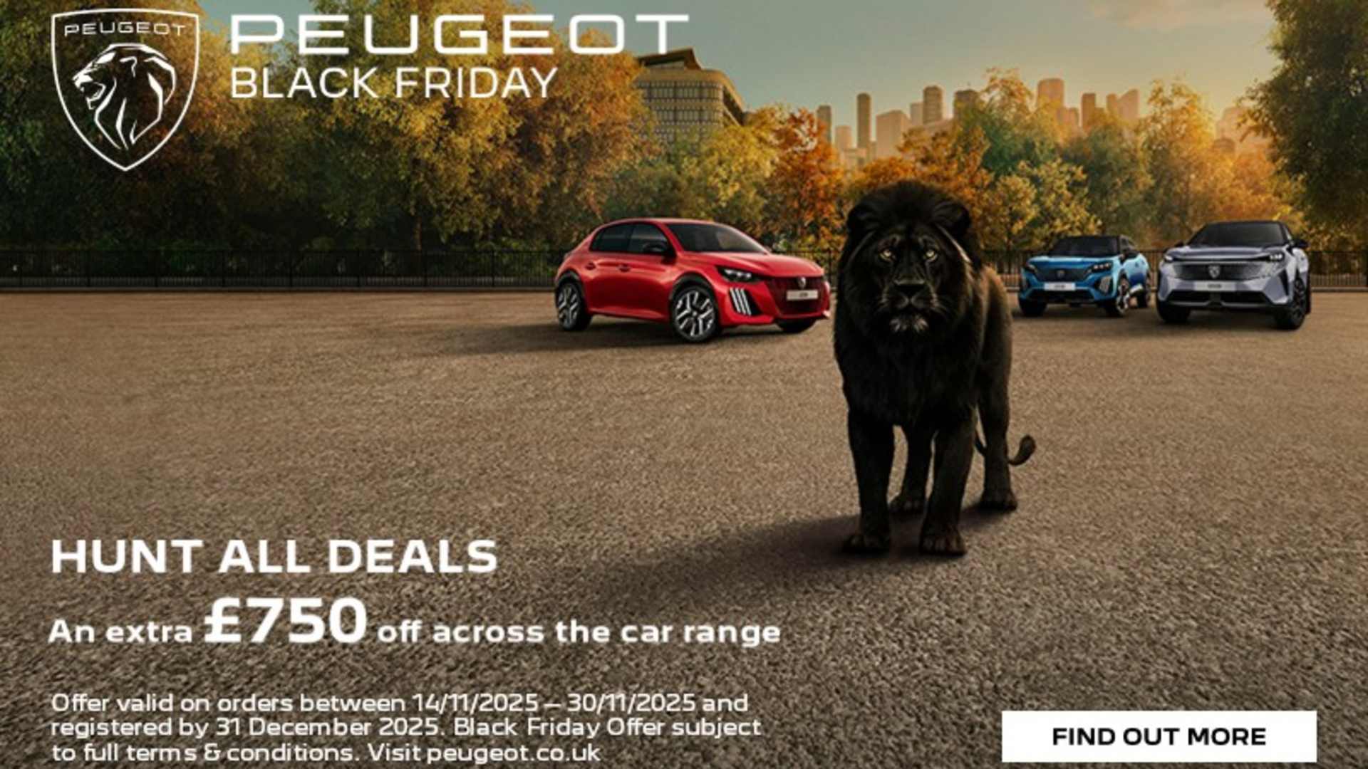 Peugeot Black Friday Promotion 