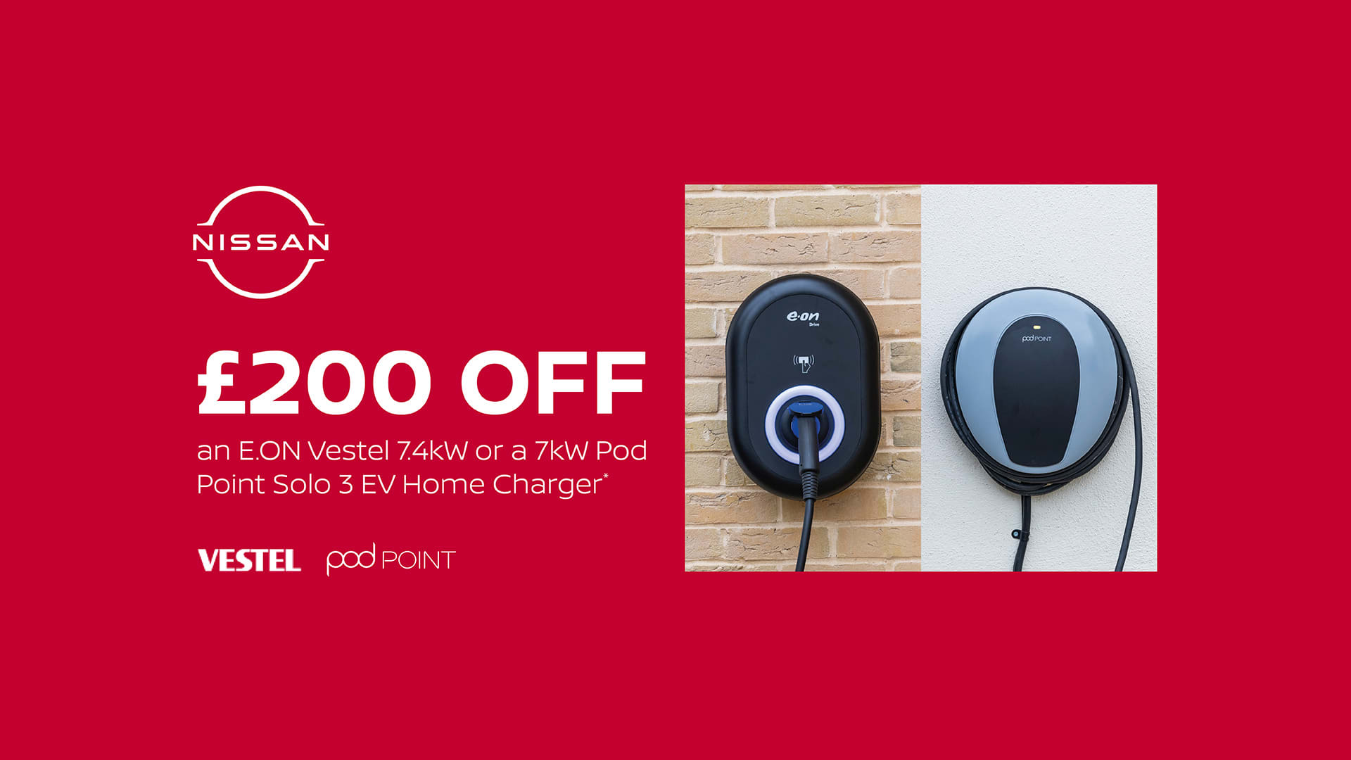 £200 Off Home Chargers Offer