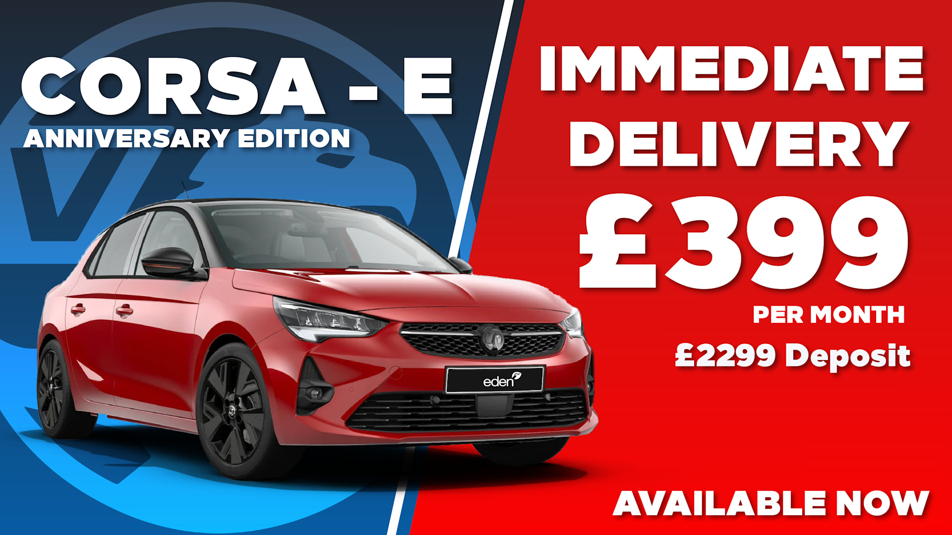 Corsa E Anniversary Edition Immediate Delivery