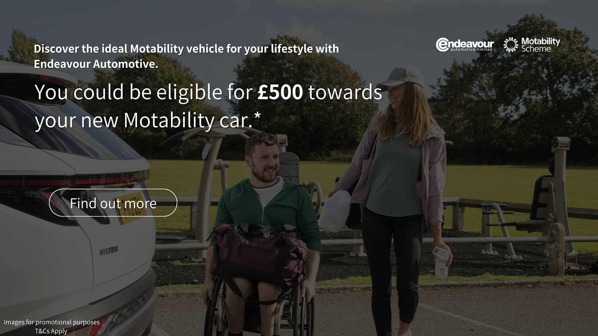 You could be eligible for £500 towards your new Motability car