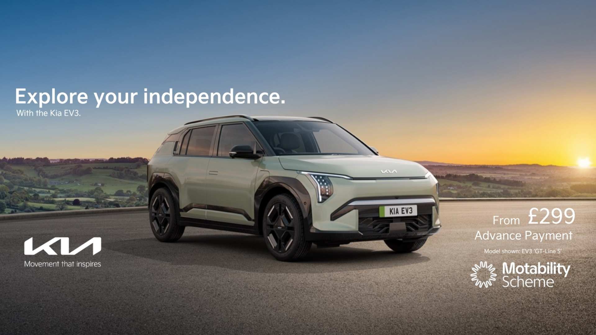 The Kia EV3 Motability