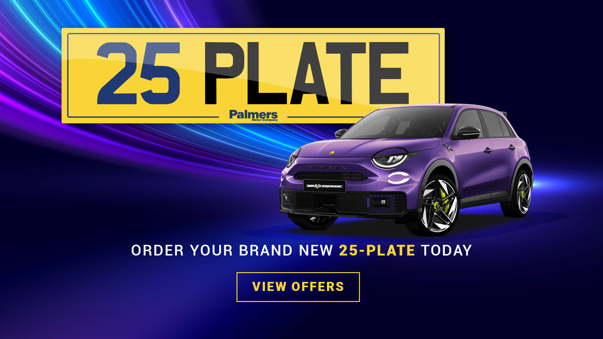 Brand New 25 Plate 