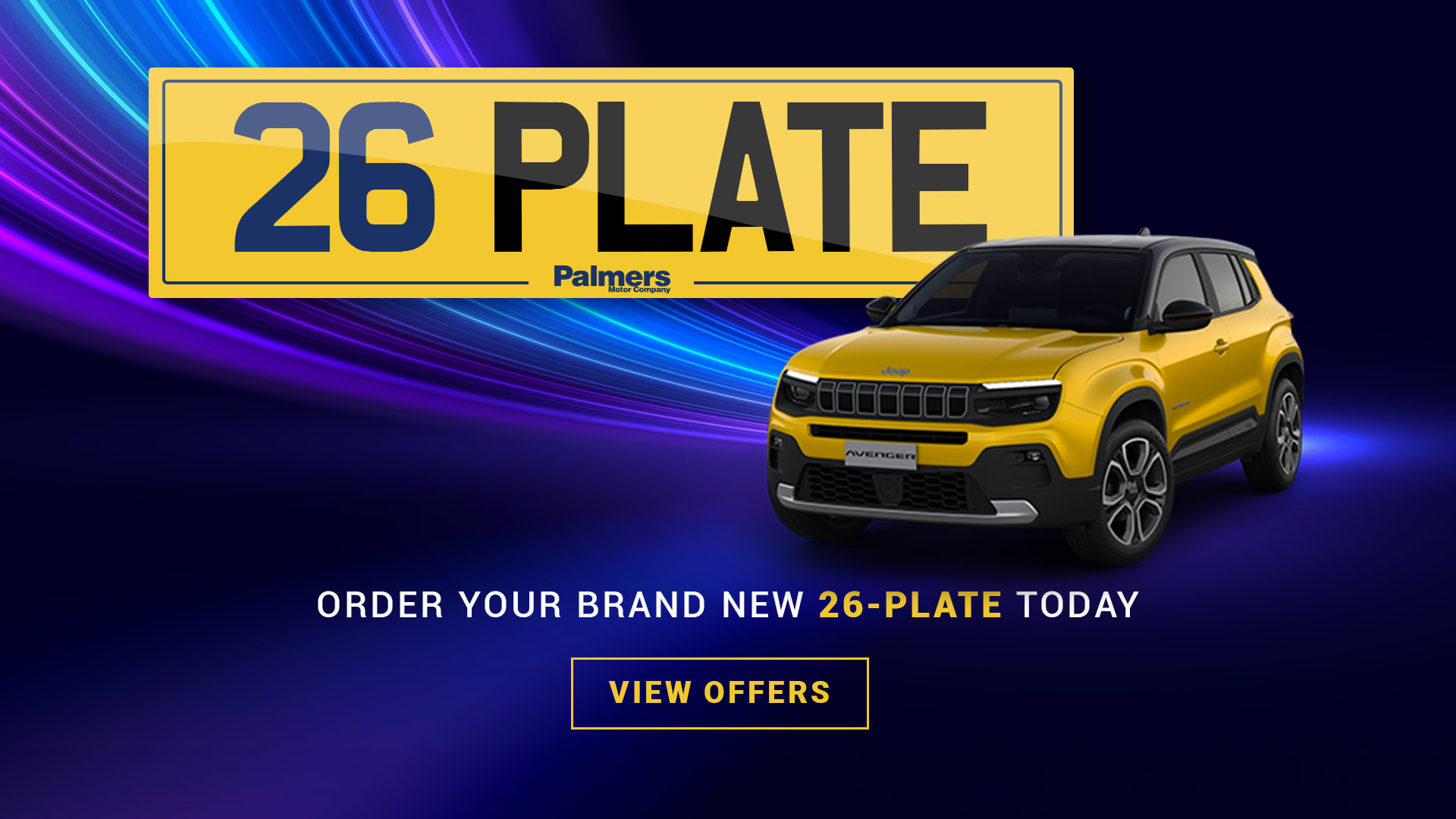 Brand New 26 Plate 