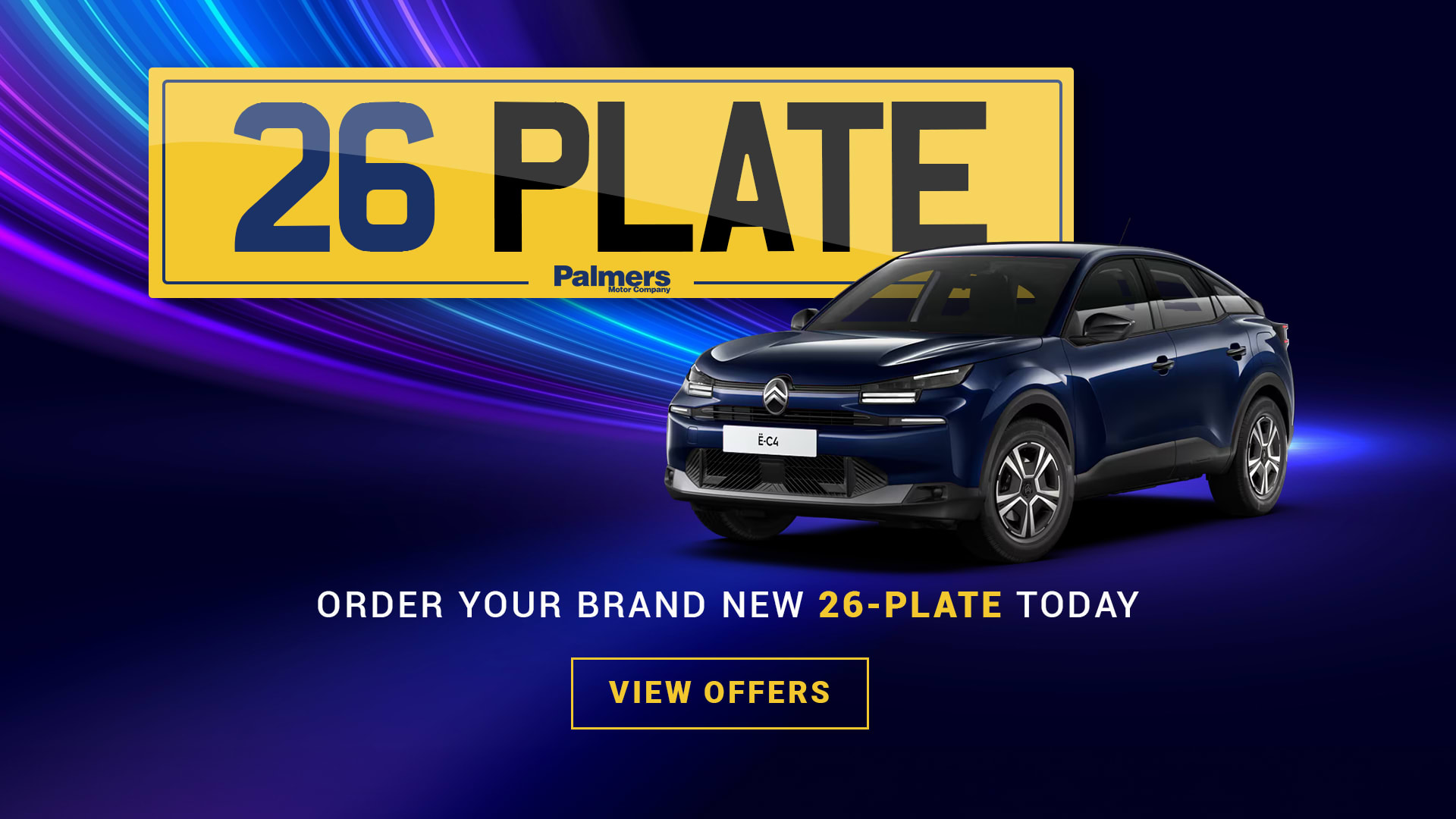 Brand New 26 Plate 