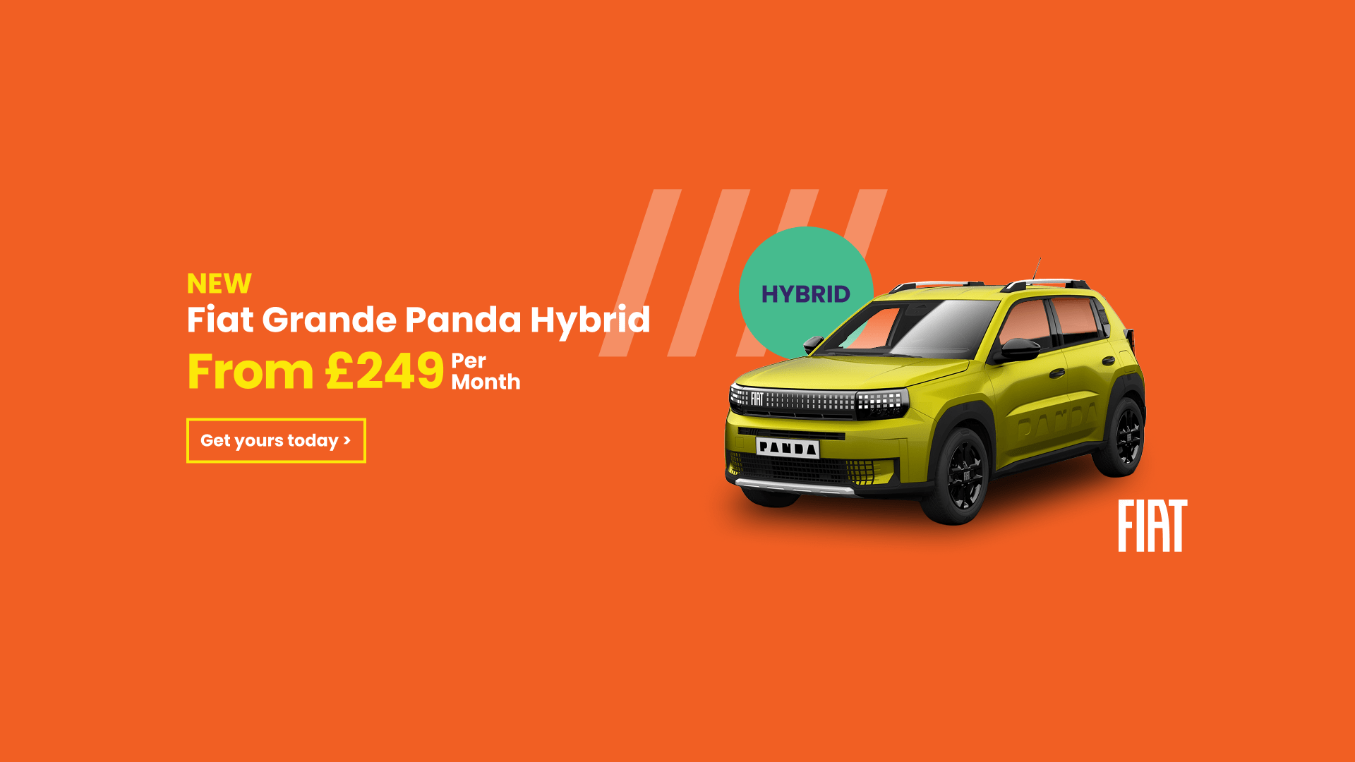 Fiat Grande Panda Hybrid From £249 Per Month 