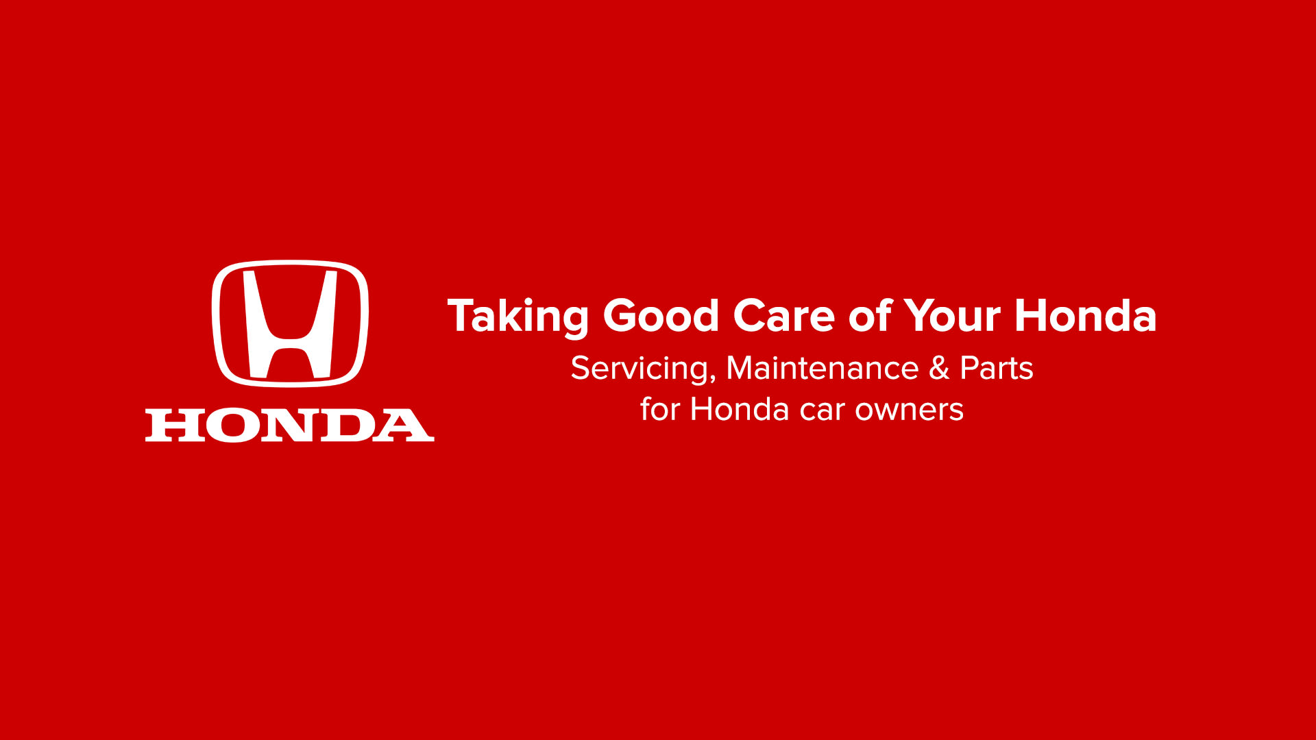 Honda Aftersales