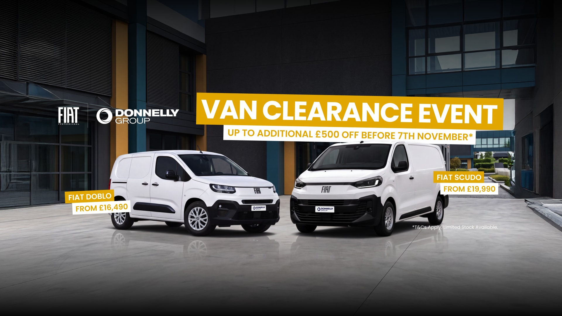 Fiat Van Clearance Event