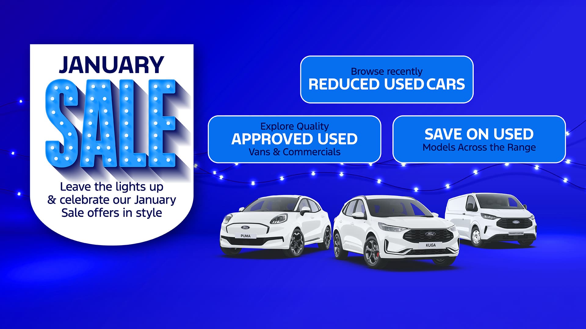 January Sale - Used Cars/Vans
