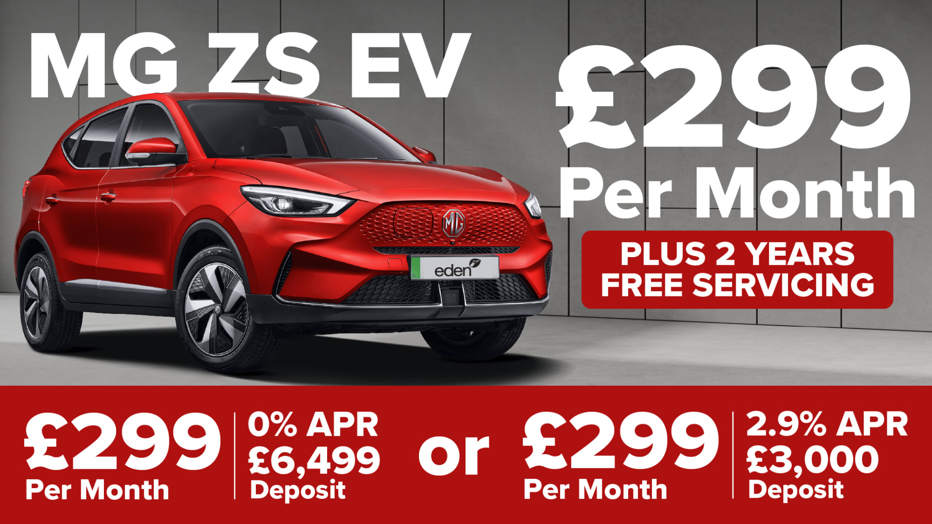 MG ZS EV CHOOSE YOUR OFFER