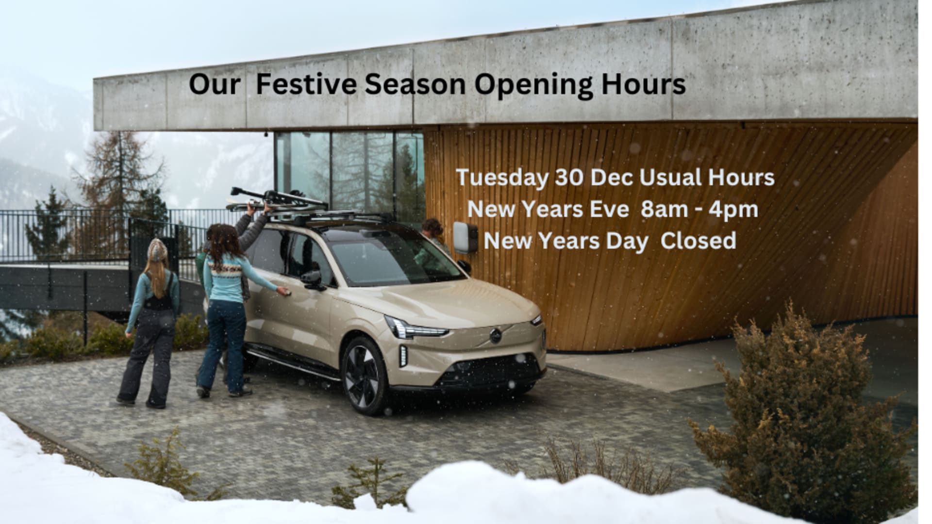Christmas Opening Times 