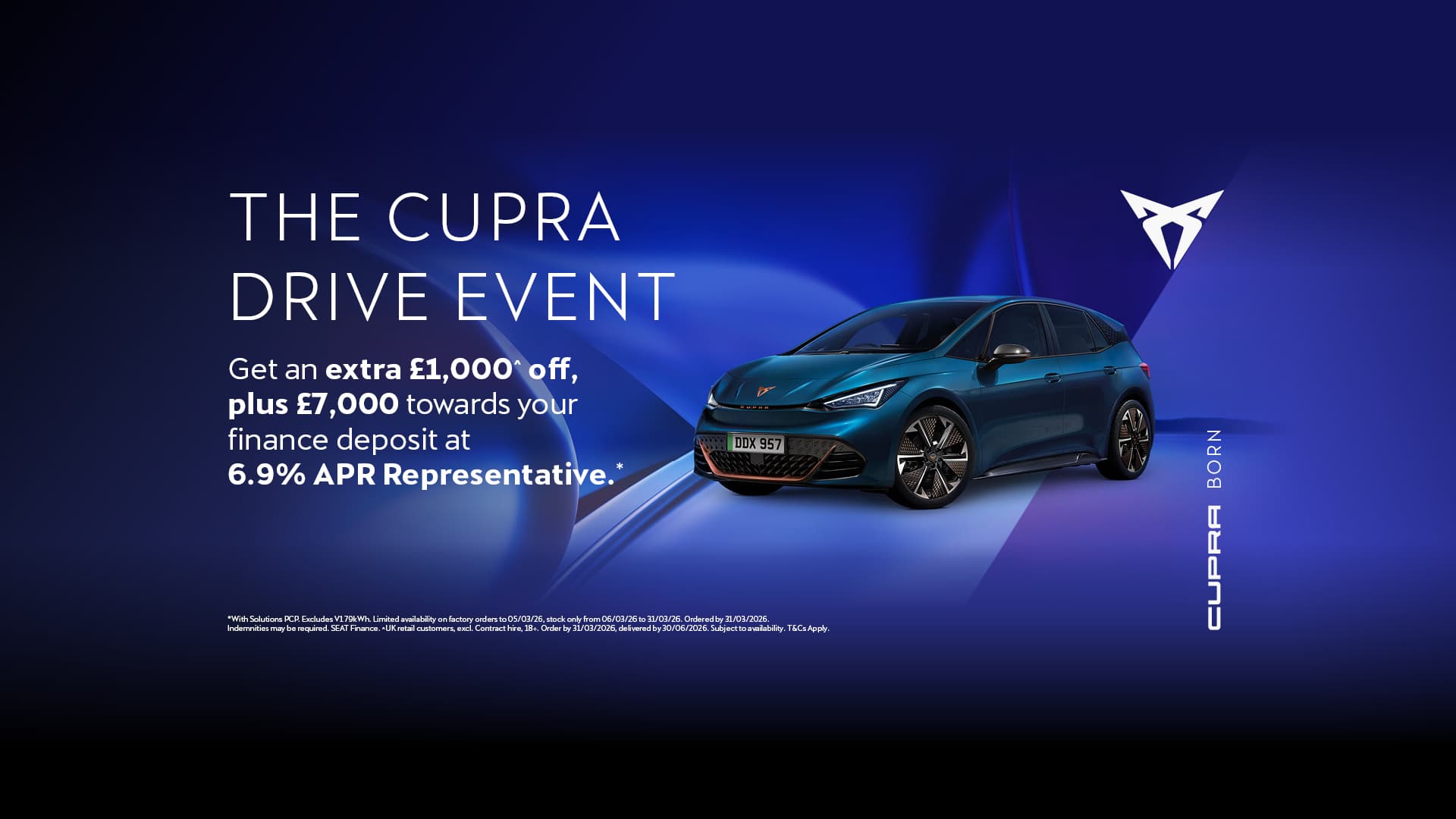 CUPRA Born Finance Offer