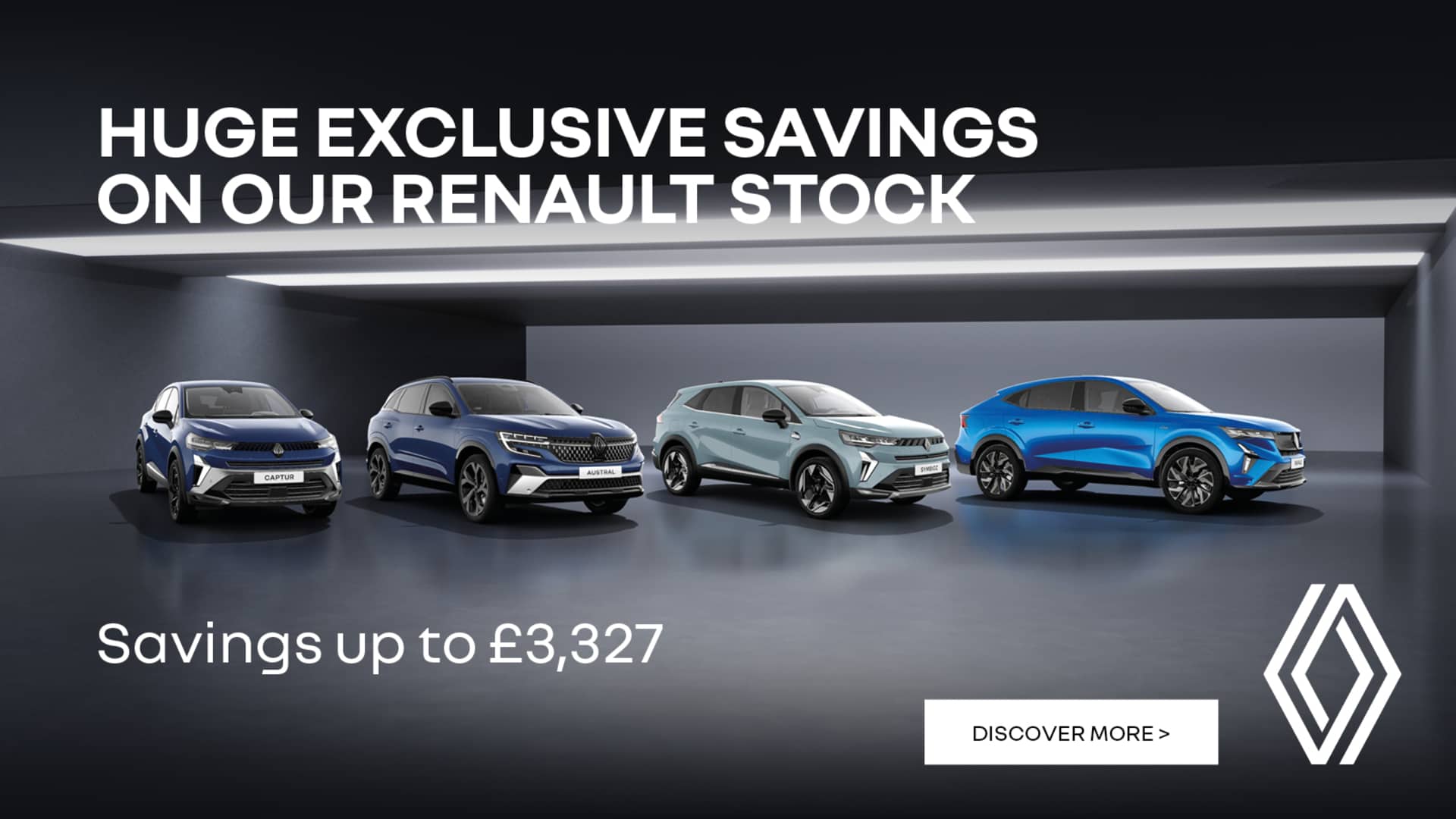 HUGE EXCLUSIVE SAVINGS ON OUR RENAULT STOCK