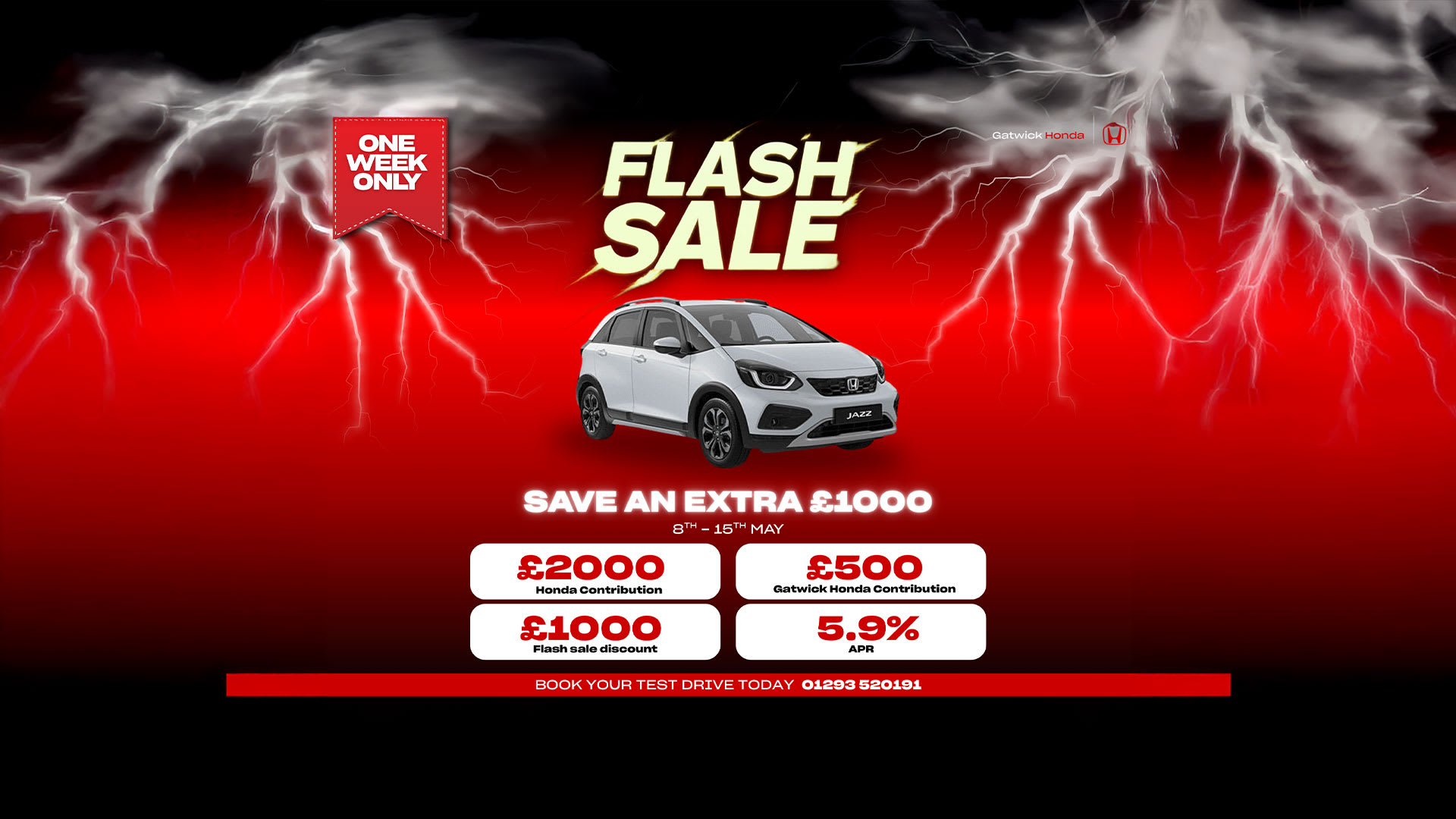Gatwick Honda Flash Sale