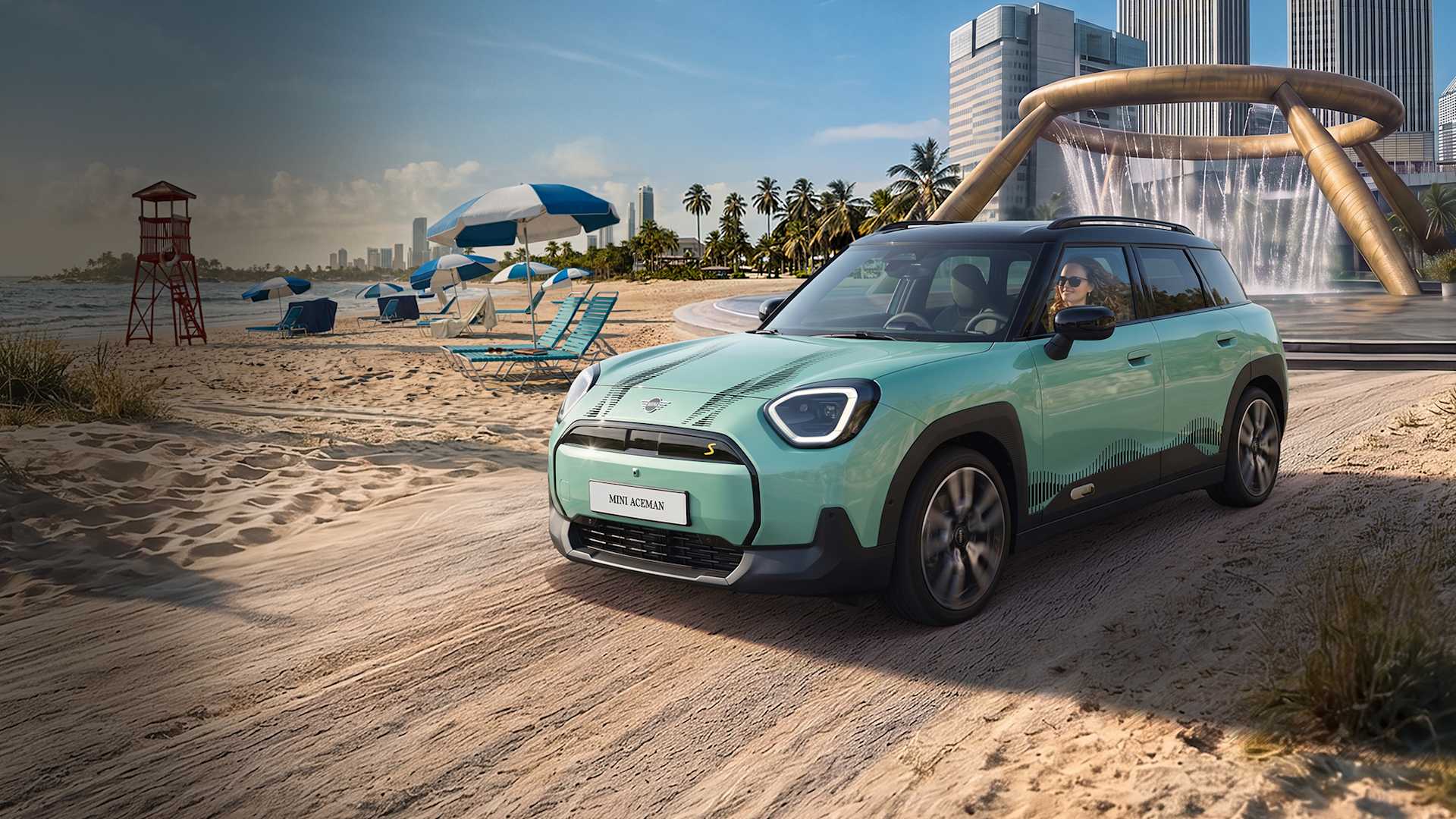 A MINI BEACH PARTY IN THE CITY.