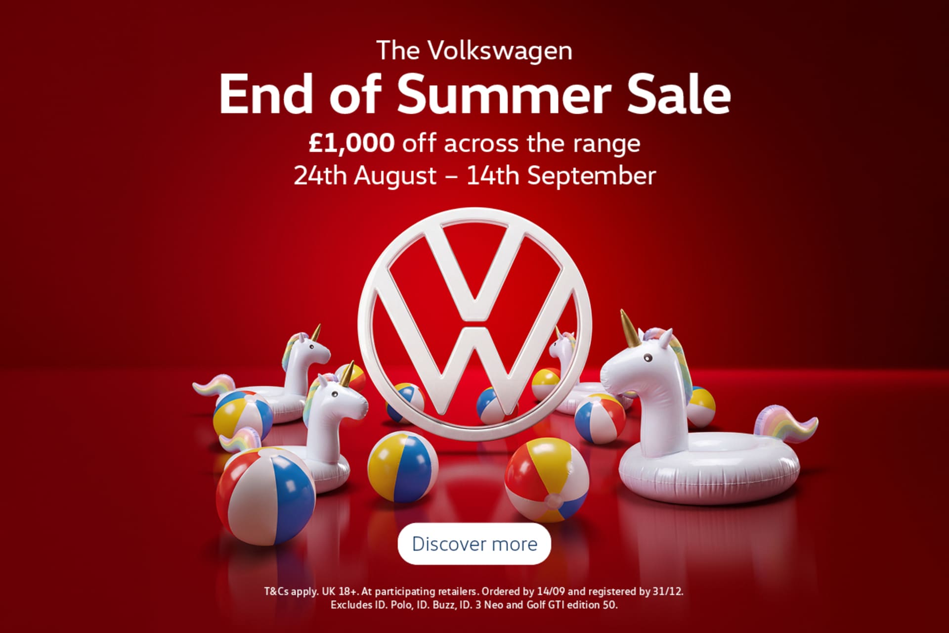 Volkswagen End of Summer Sale