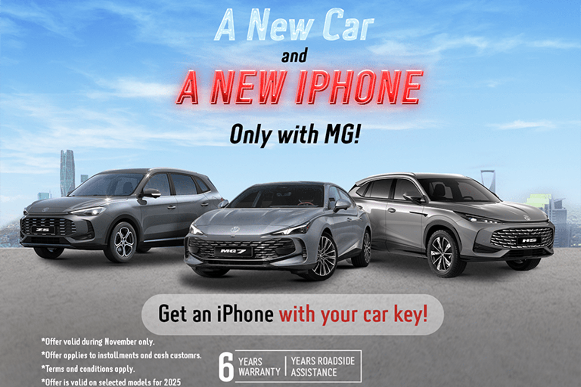 New car & New Iphone 