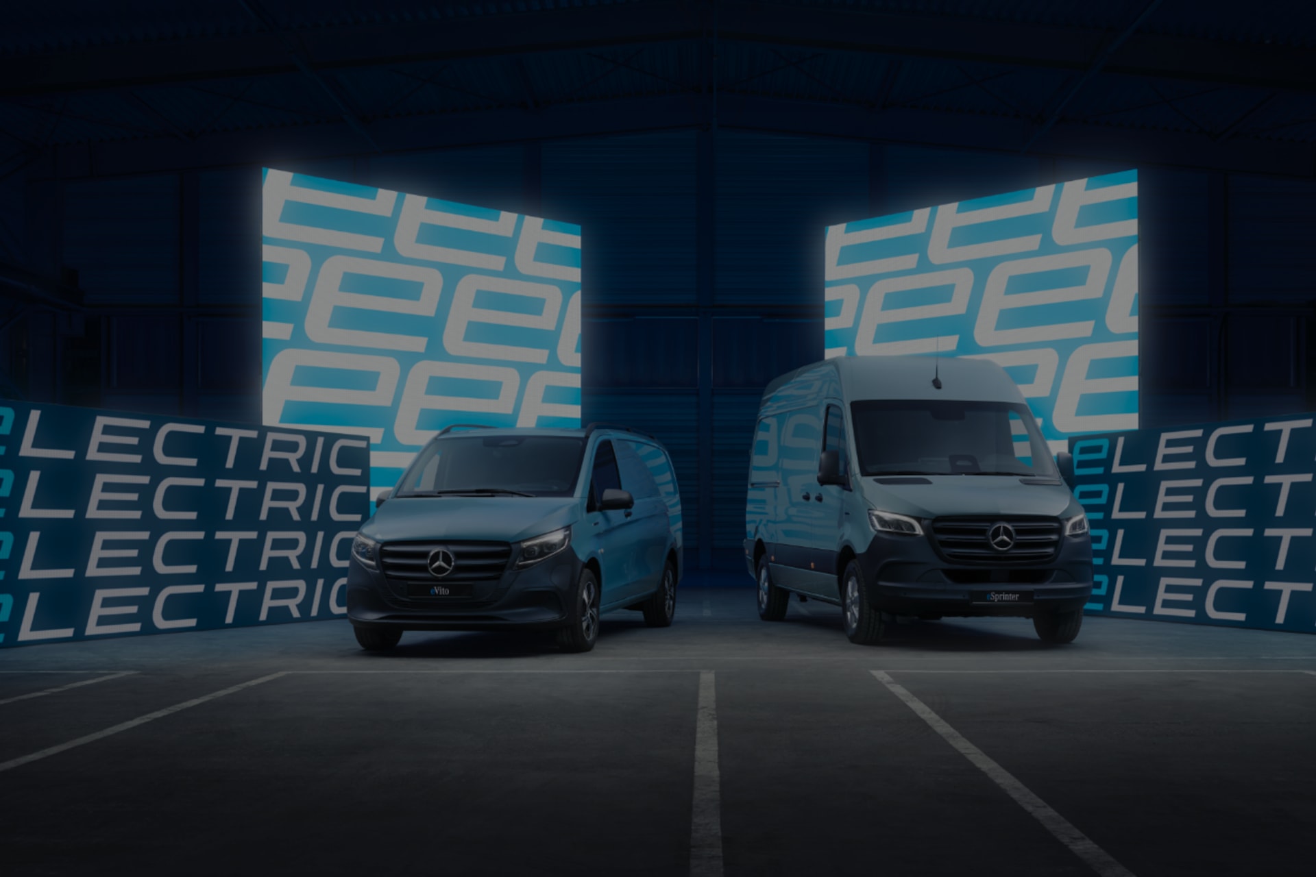  Mercedes-Benz electric vans at Euro Commercials