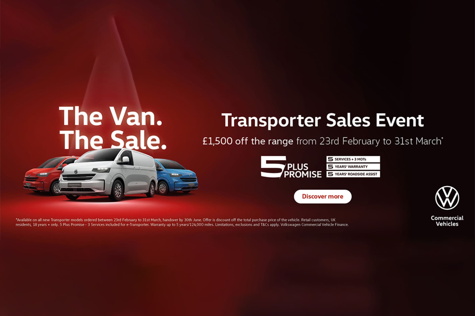 VW CV Transporter Sales Event 