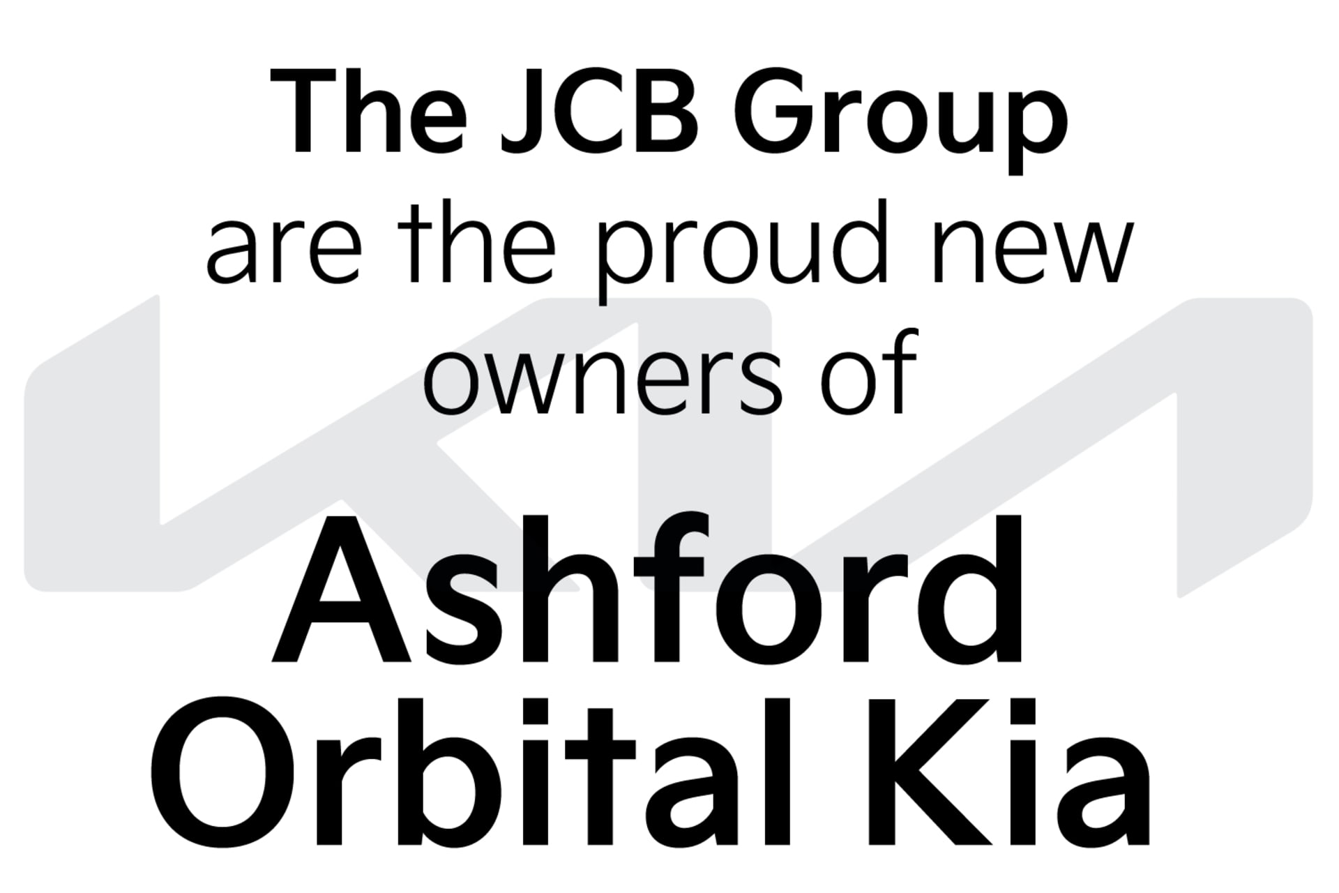Ashford Orbital Kia joins the JCB Group