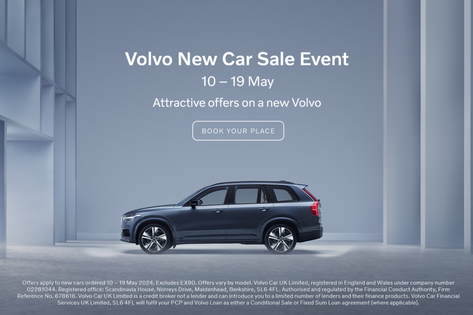 Volvo New Car Sale May 24
