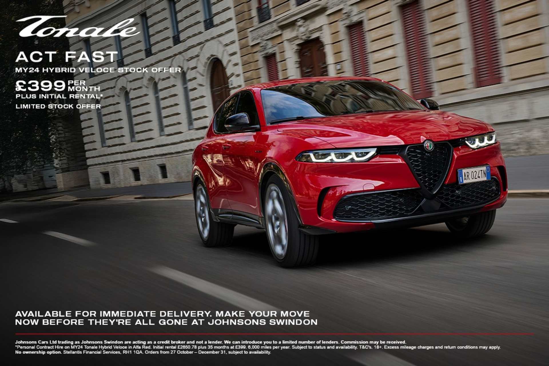 Tonale PCH MY24 Offer 1