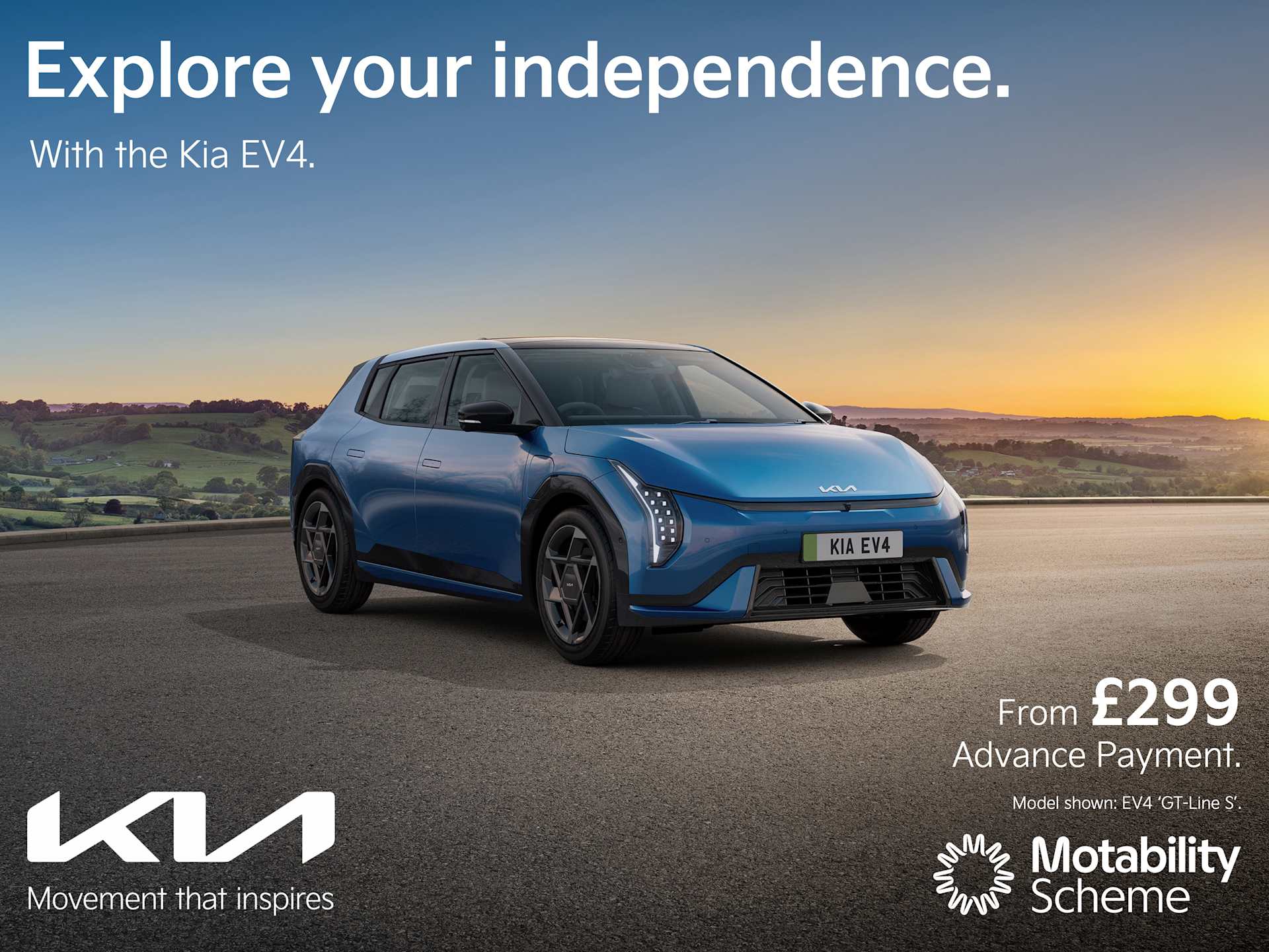 Kia EV4 - Motability 
