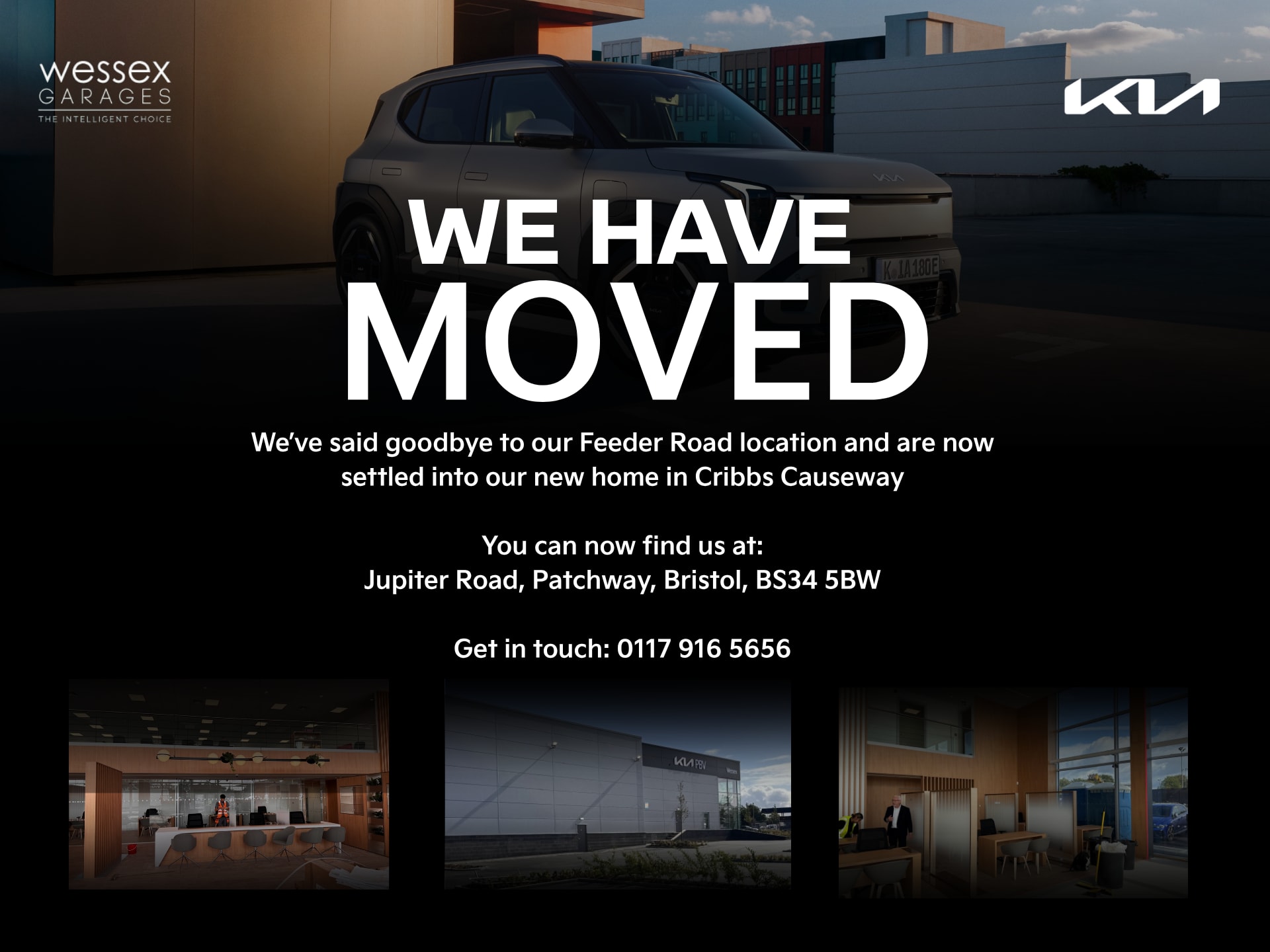We have moved