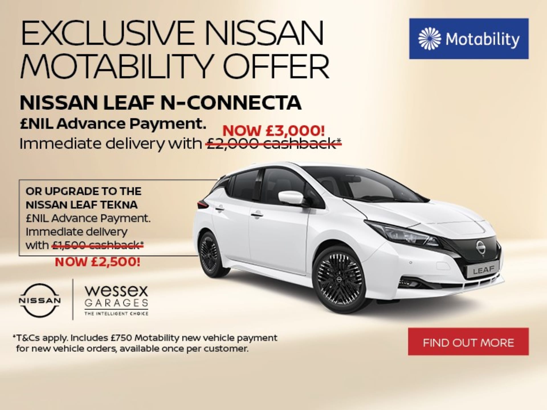 Nissan Leaf Motability Offer