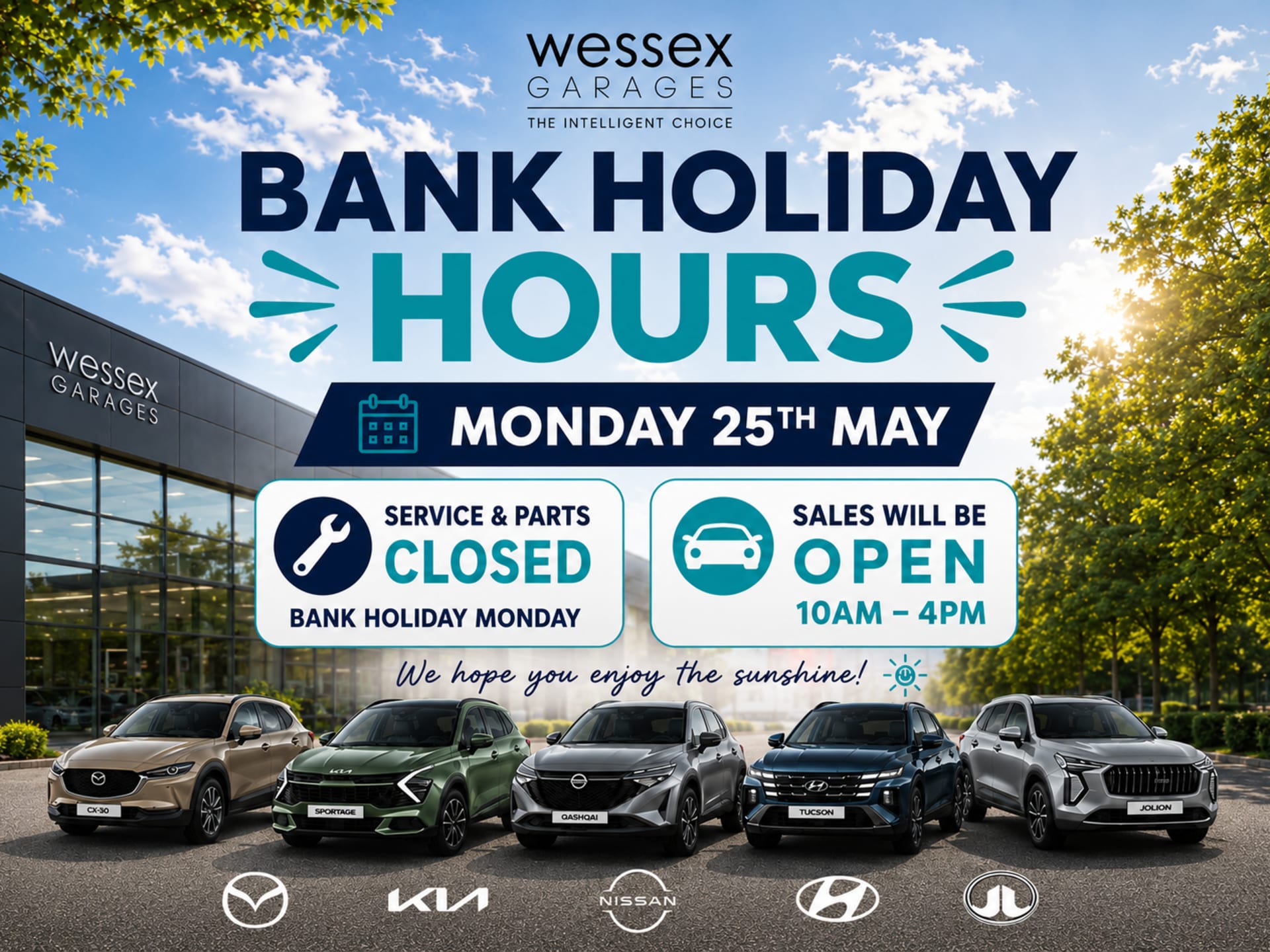 Bank Holiday Monday Opening Hours