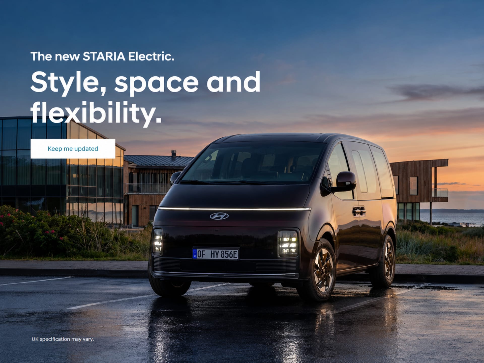 The new STARIA Electric.