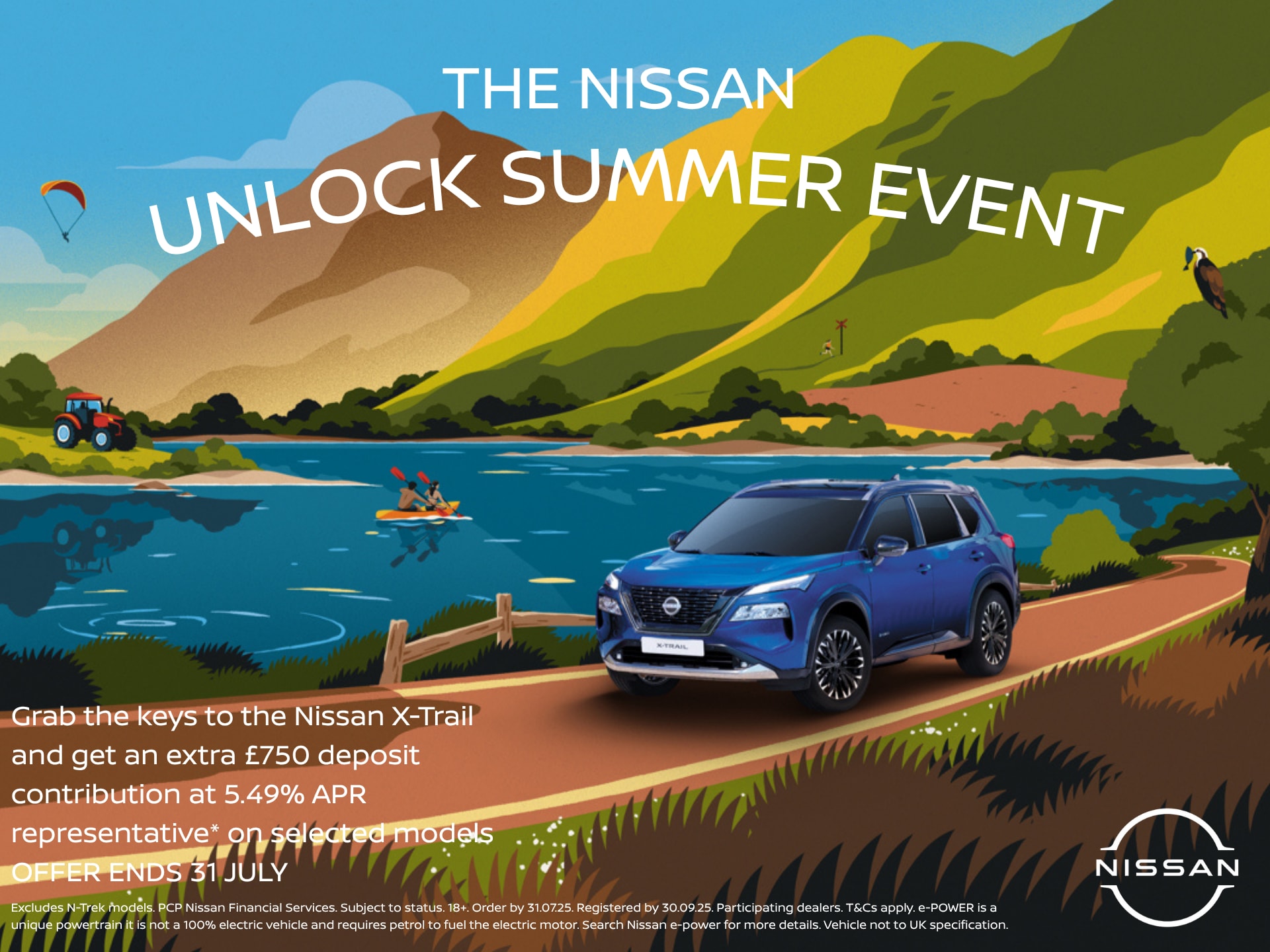 Nissan X-Trail Unlock Summer 