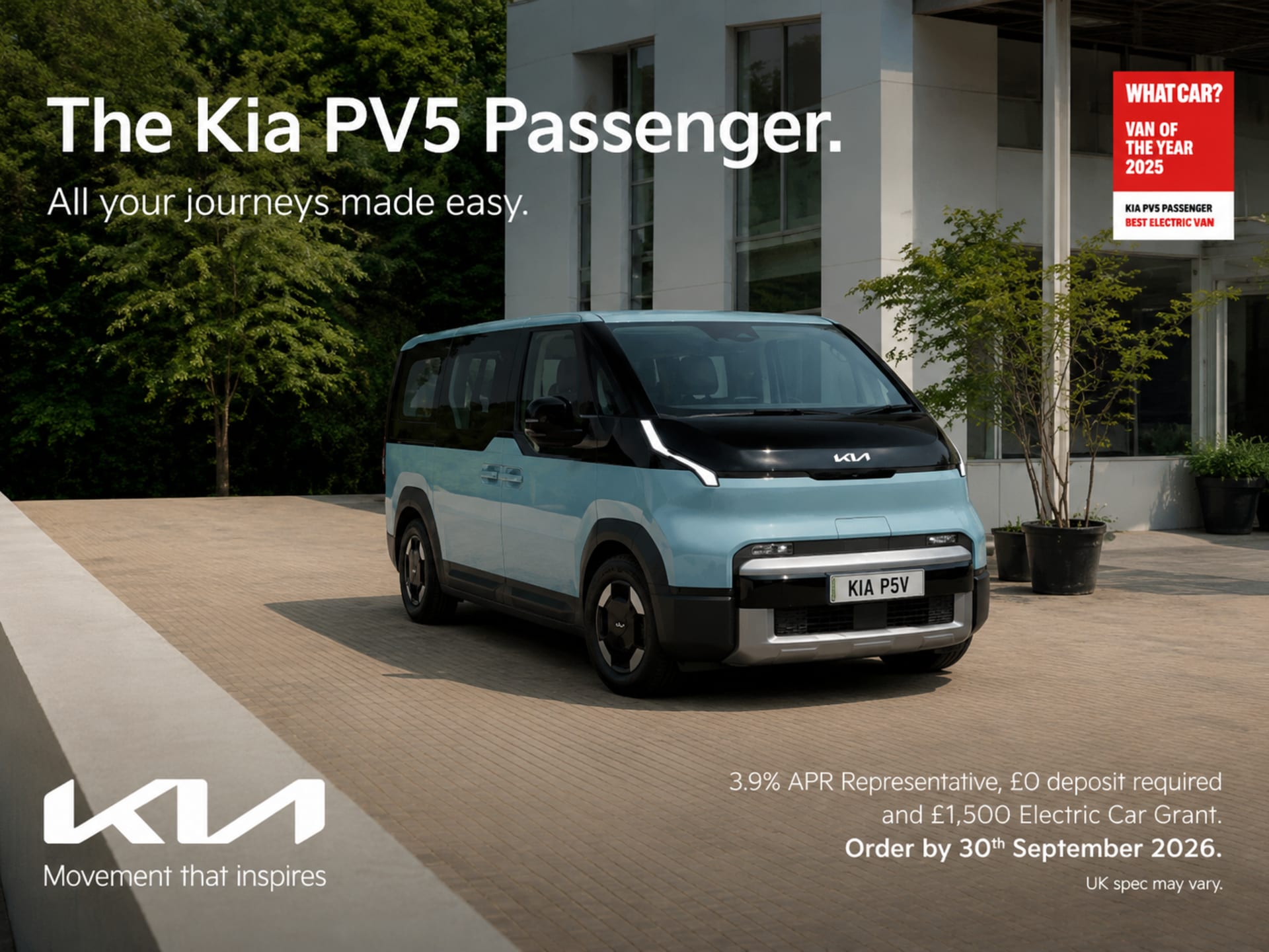 Kia PV5 Range - Visit Today 
