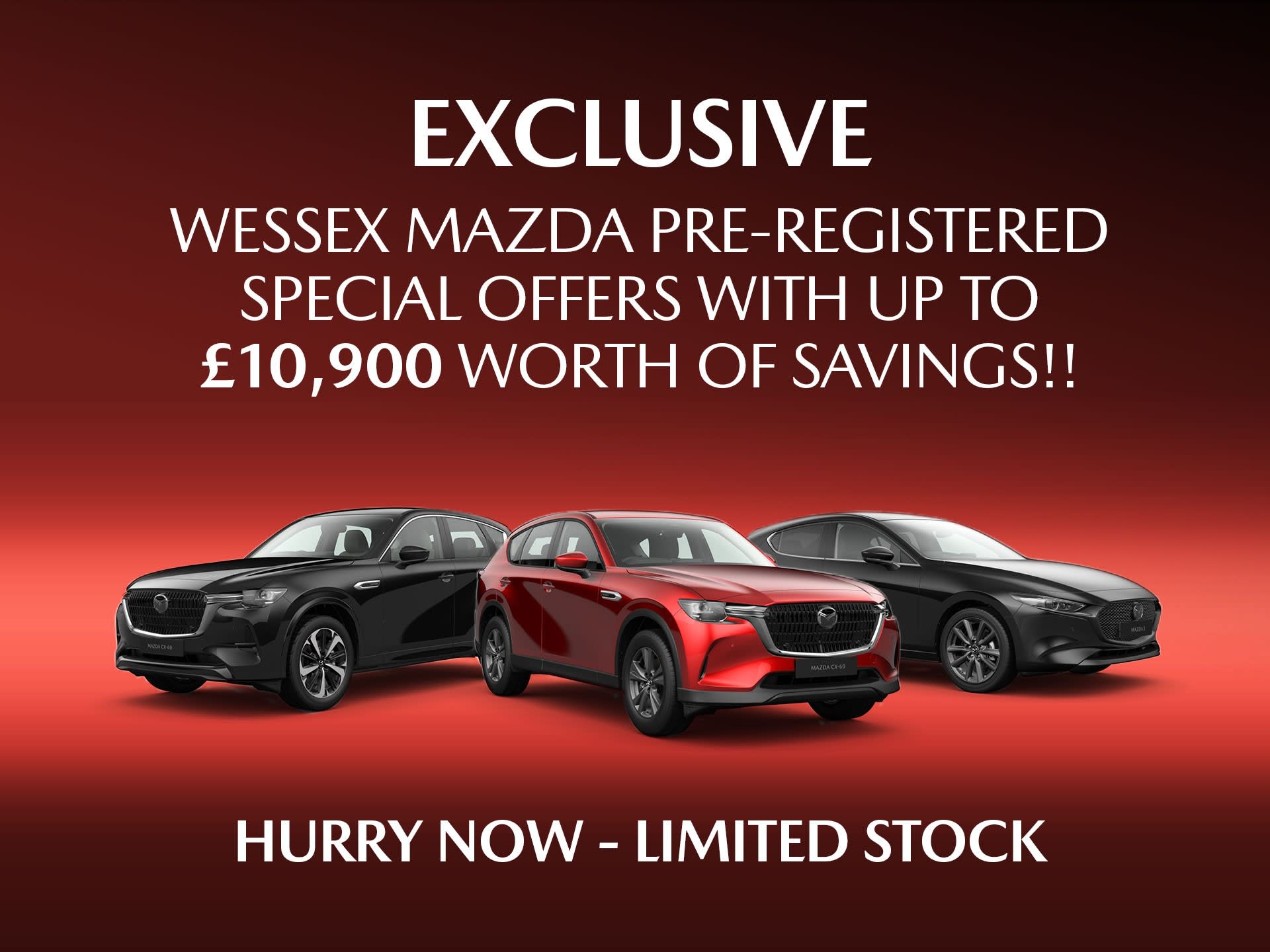 Mazda Pre Reg Offer