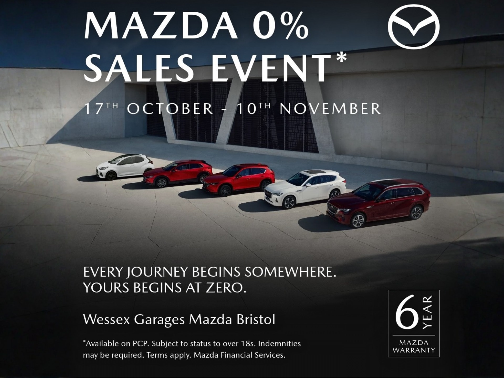 Mazda 0% Sales Event 